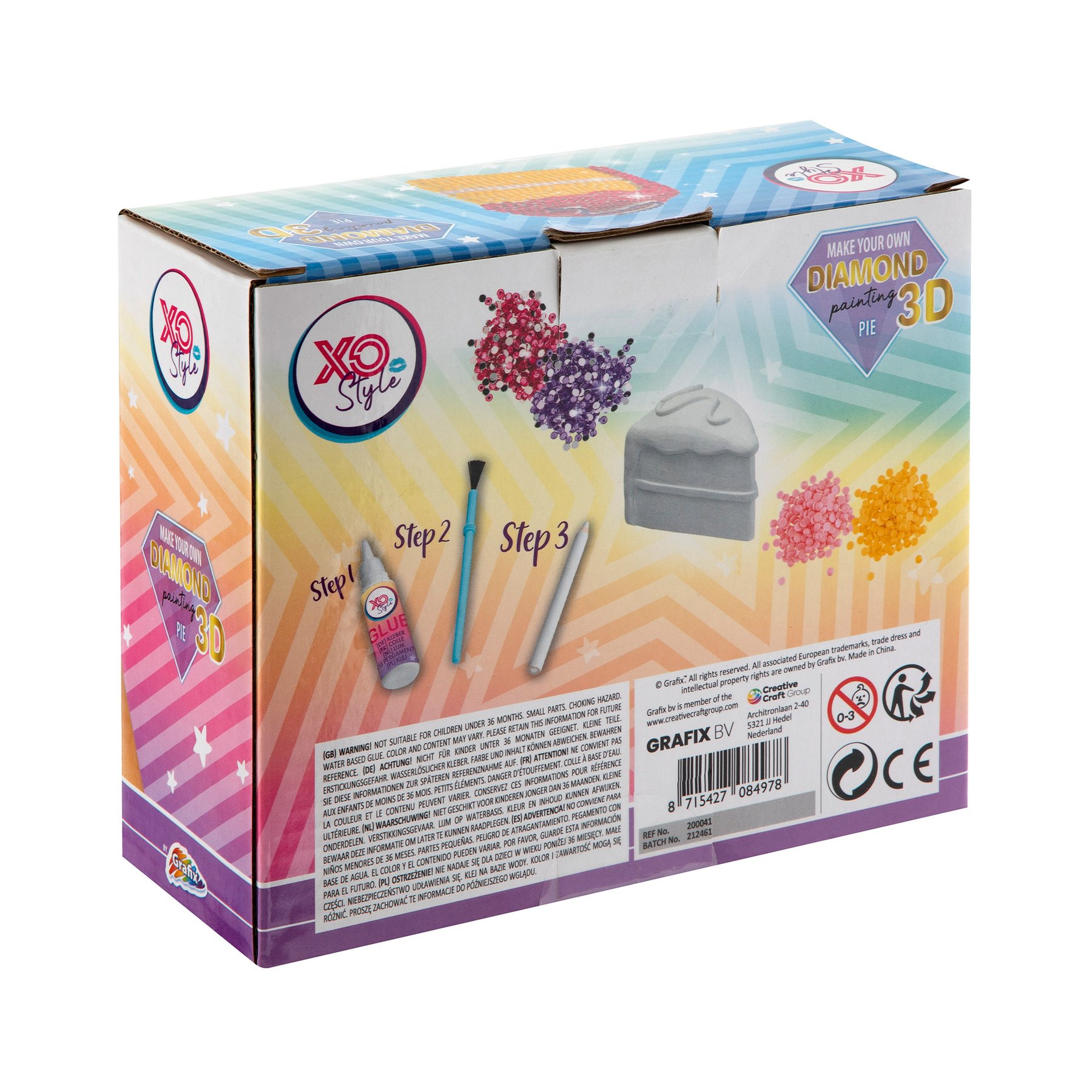 Moxy 3D комплект за рисуване с мъниста - Пай - Image 2