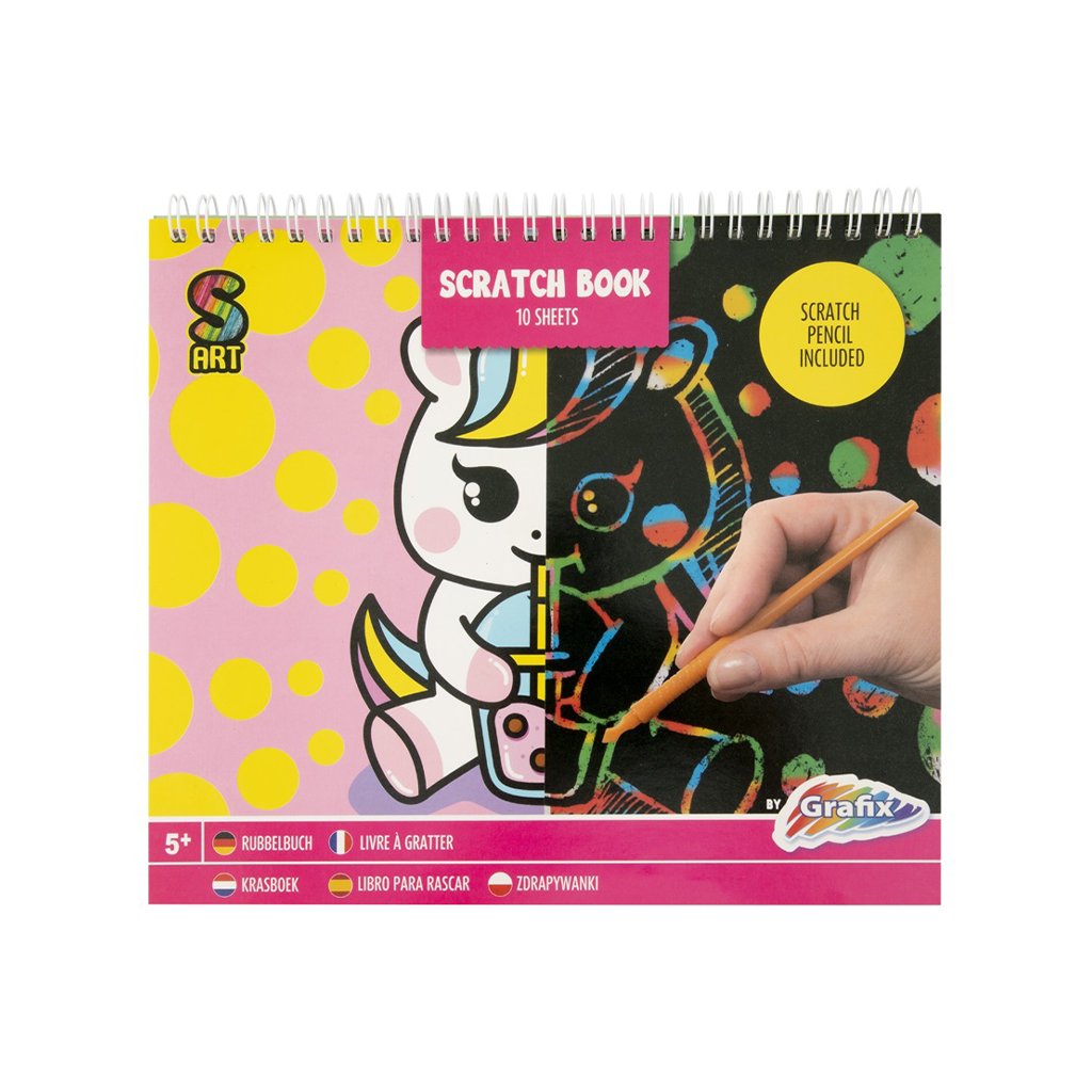 Moxy Книжка за издраскване Еднорог