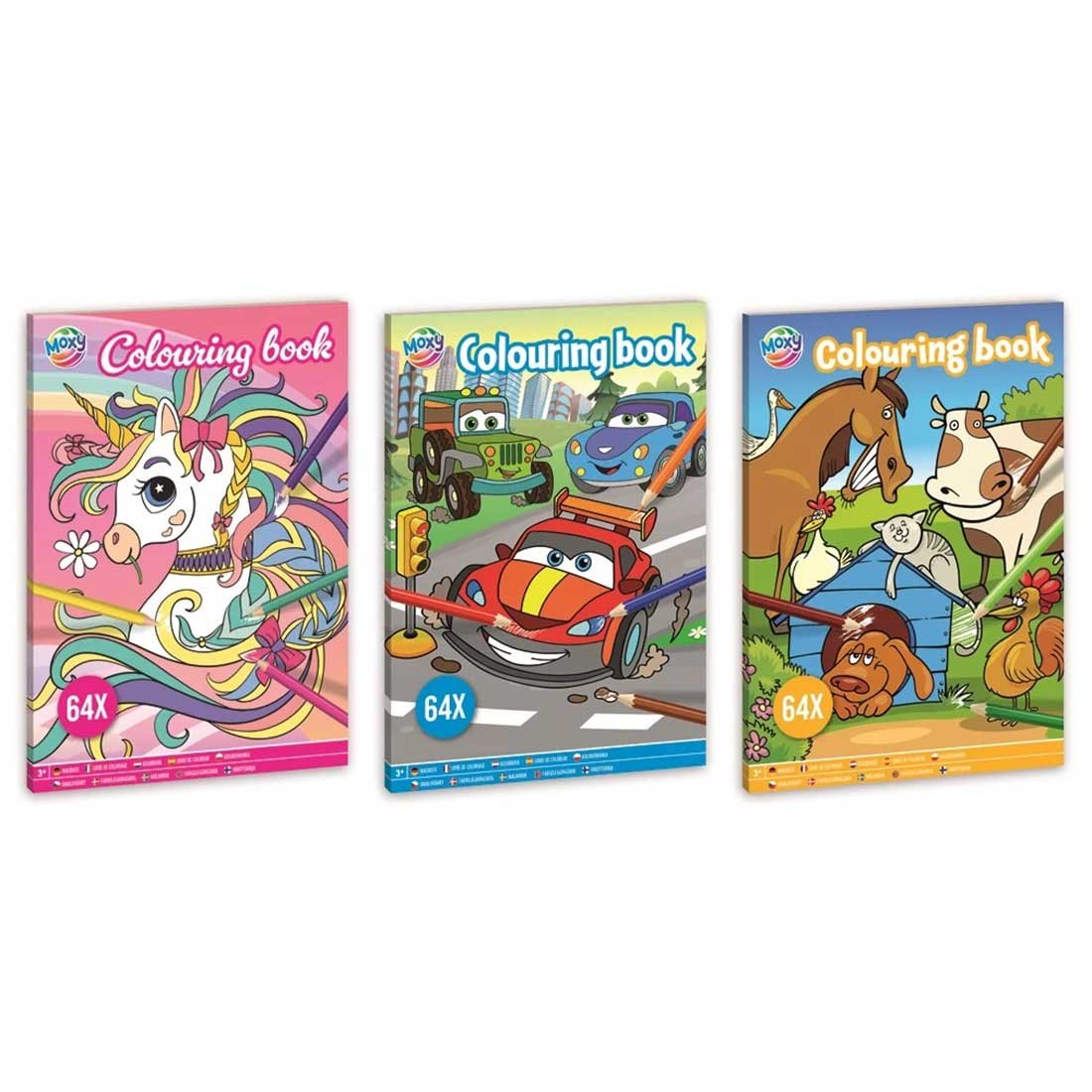 Moxy Книжка за оцветяване