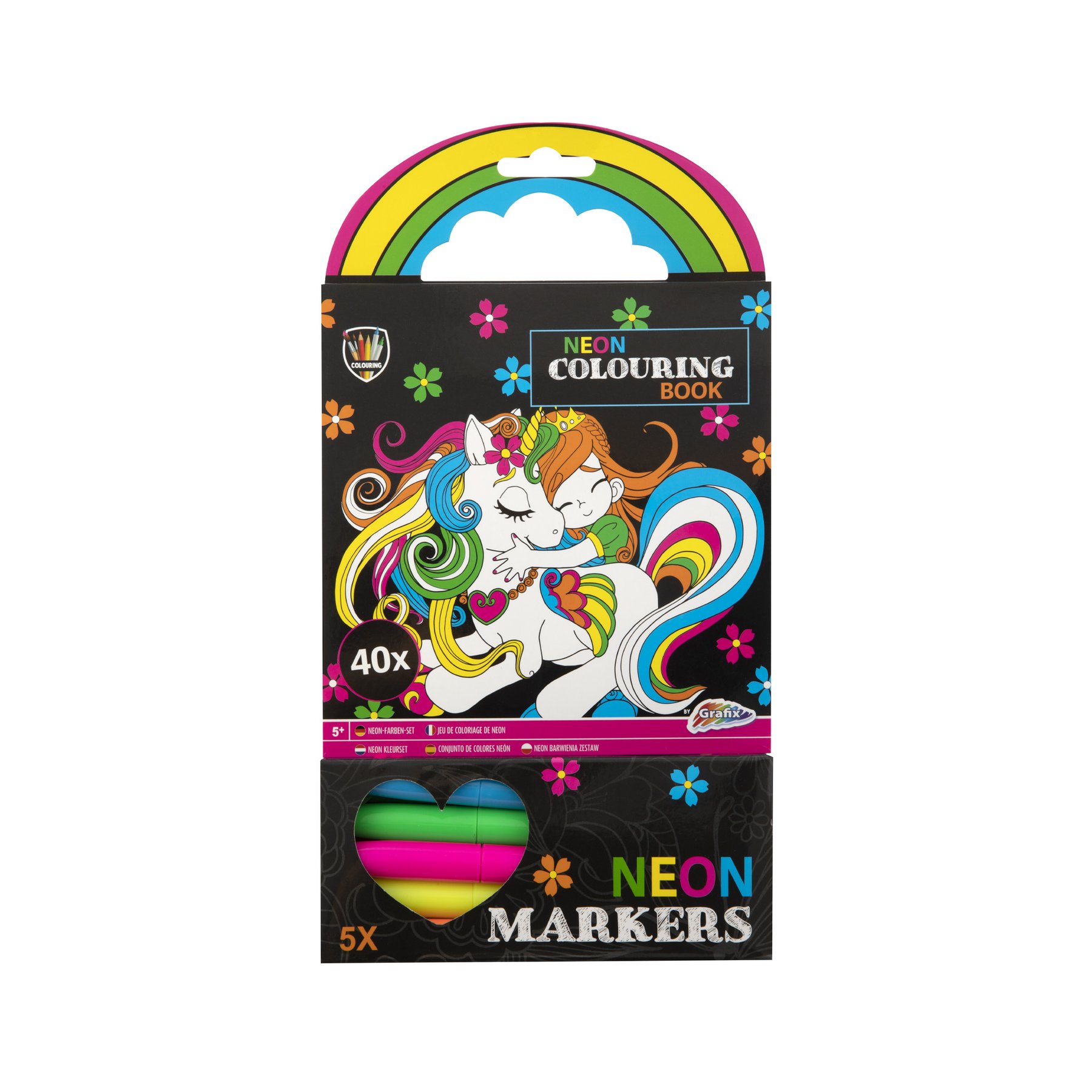Moxy Книжка за оцветяване Еднорог