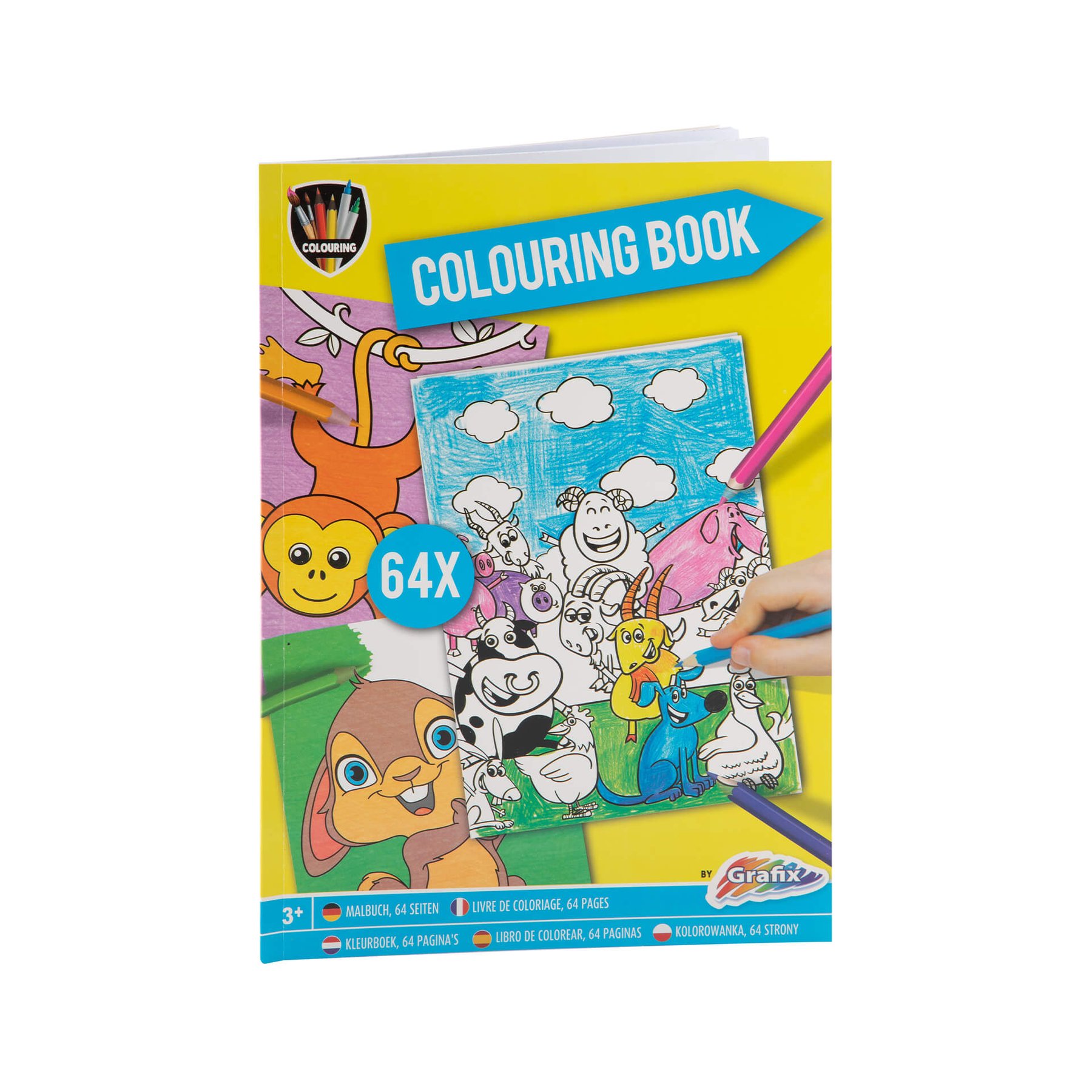 Moxy Книжка за оцветяване Животни