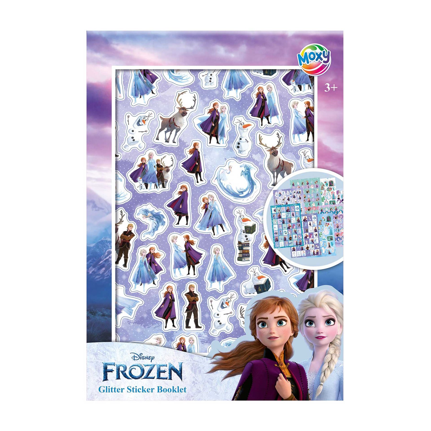 Moxy Книжка със стикери Frozen