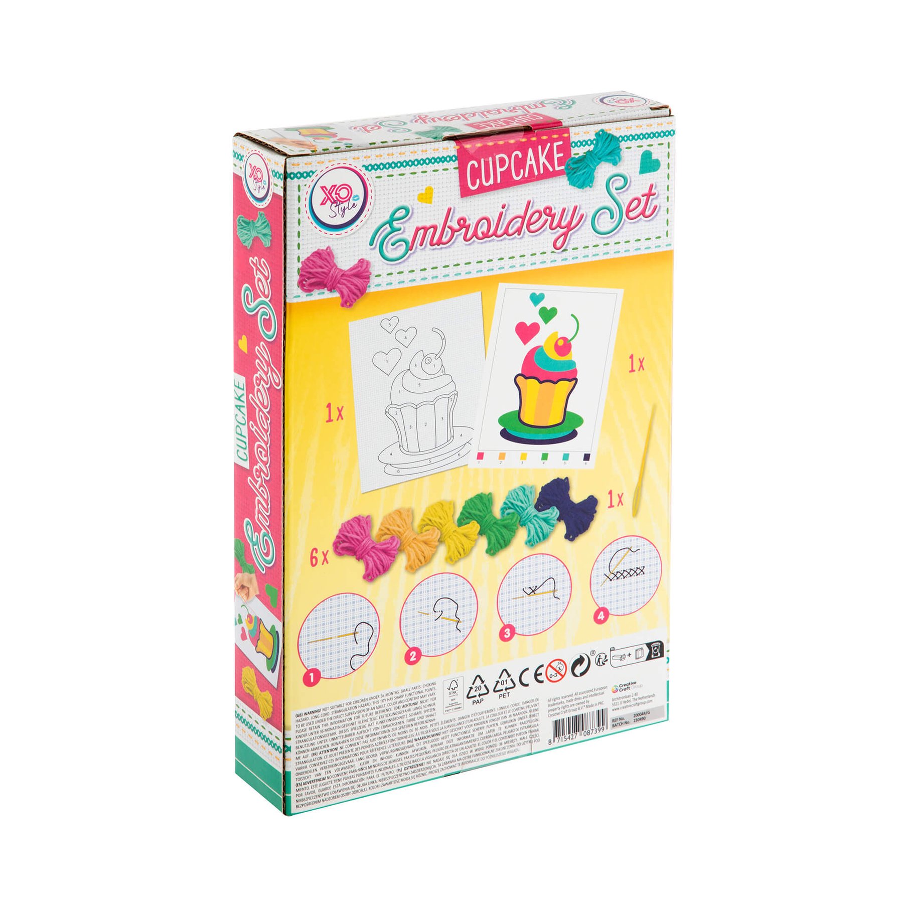 Moxy Комплект за бродиране Къпкейк - Image 2
