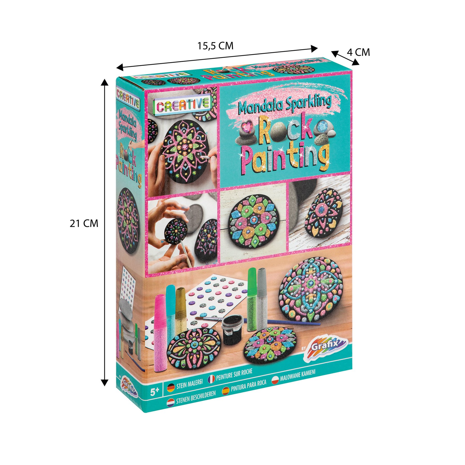 Moxy Комплект за рисуване на Мандала камъни - Image 4