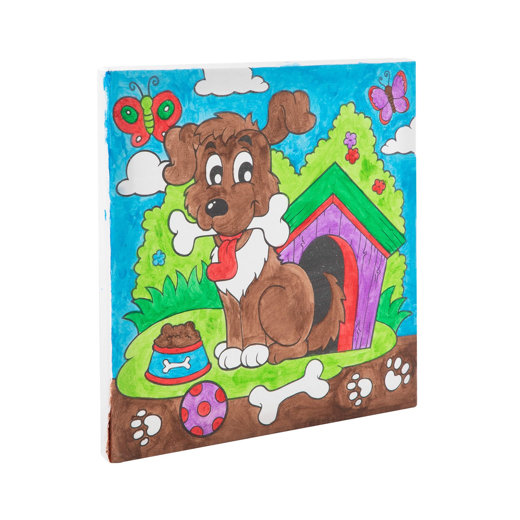 Moxy Комплект рисуване по номера Куче, с 6 бои и 2 четки - Image 3