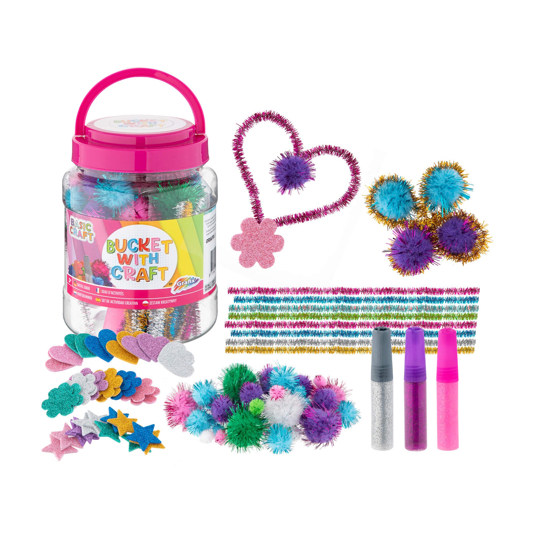 Moxy Кофа с крафт материали, розова - Image 4