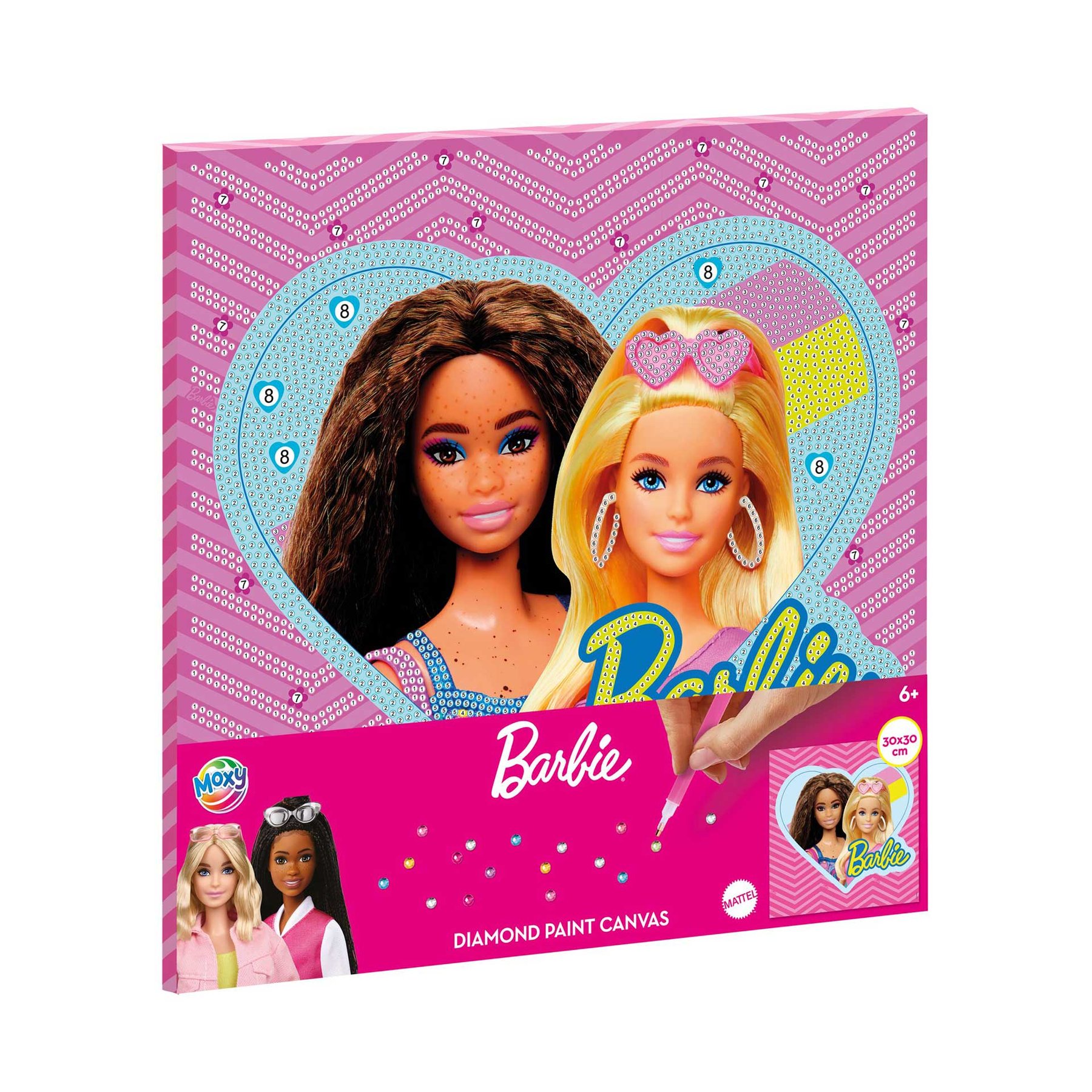 Moxy Платно за рисуване с мъниста Barbie