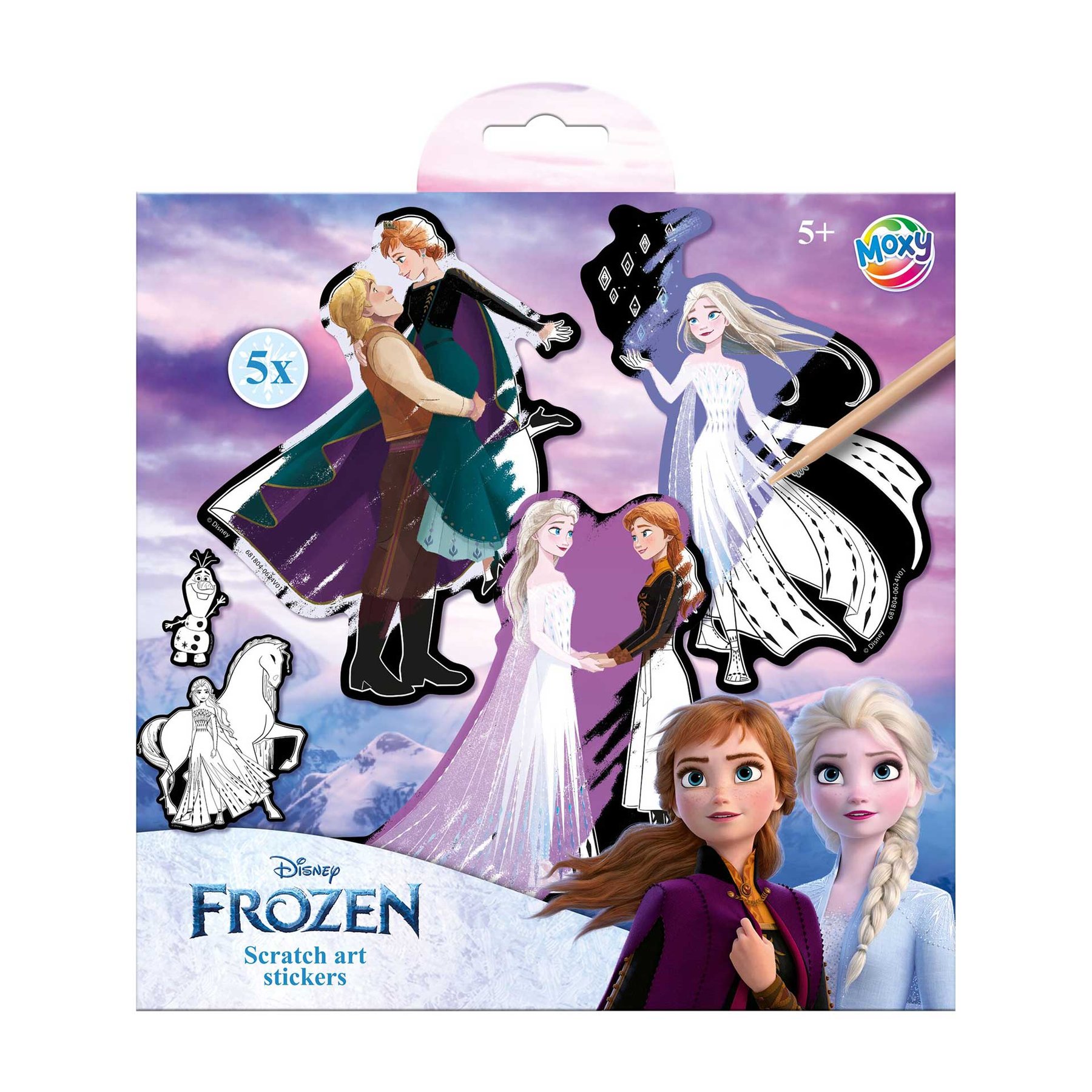 Moxy Стикери за издраскване Frozen