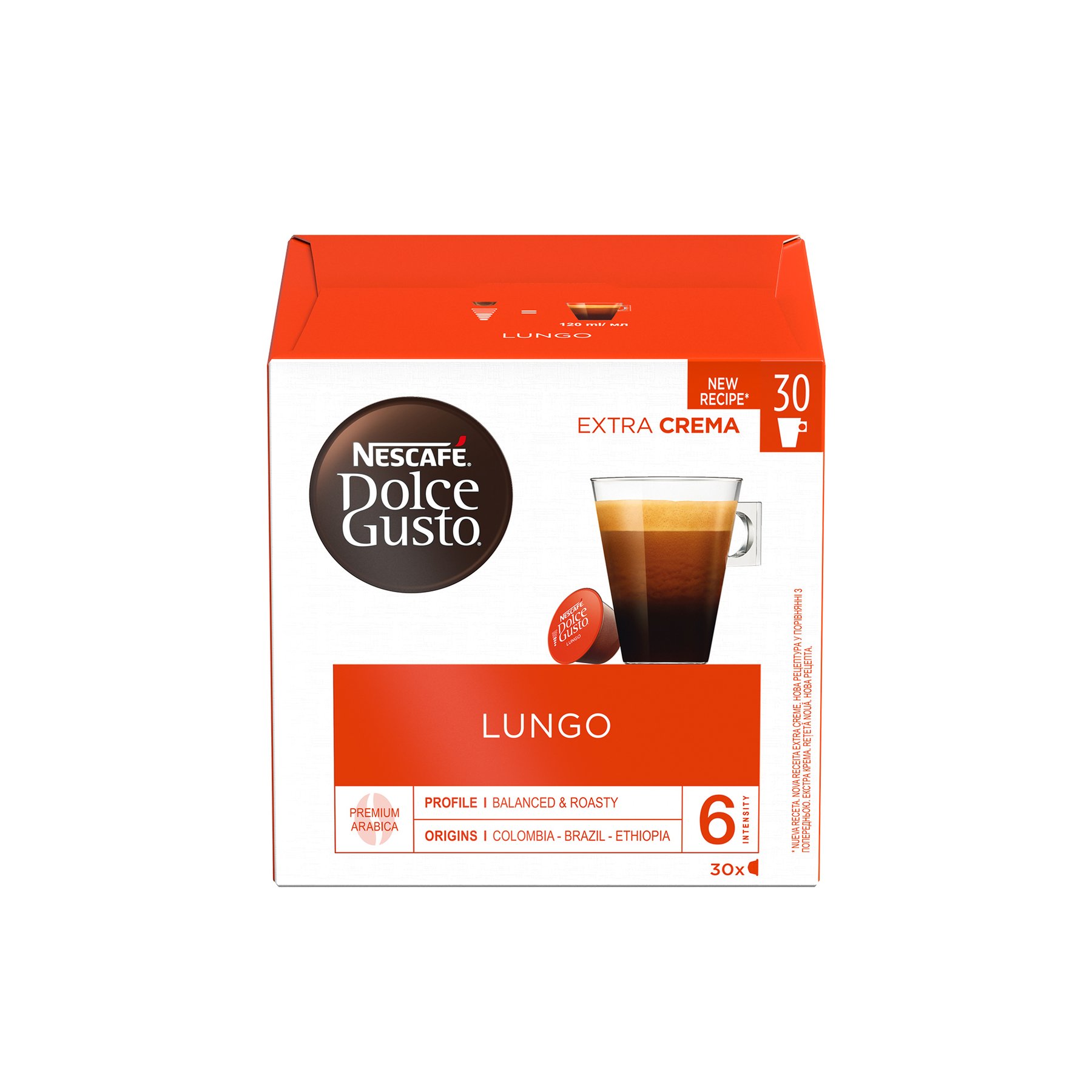 Nescafé Dolce Gusto Кафе капсула Lungo