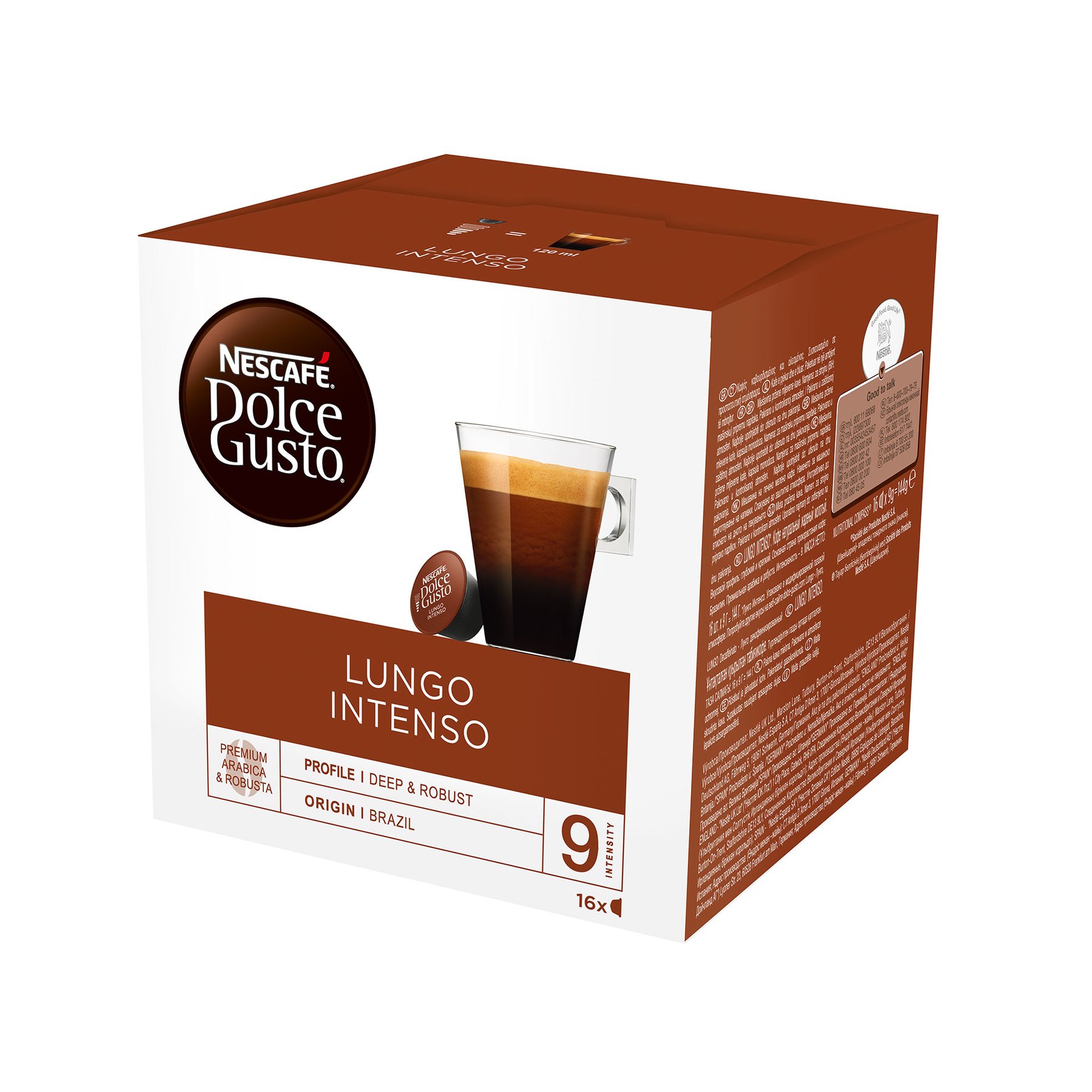 Nescafé Dolce Gusto Кафе капсула Lungo Intenso
