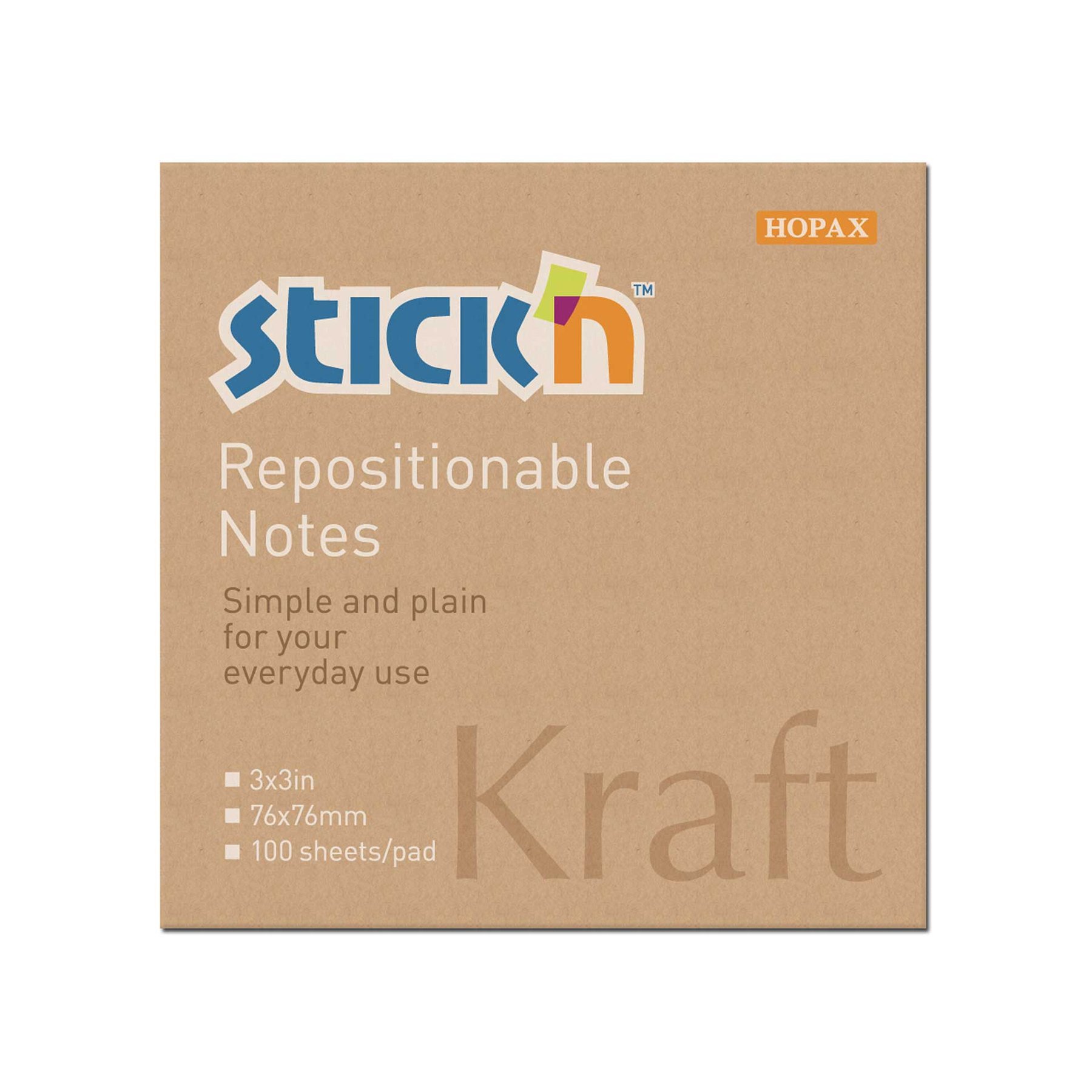 Stick'n Самозалепващи се листчета Kraft