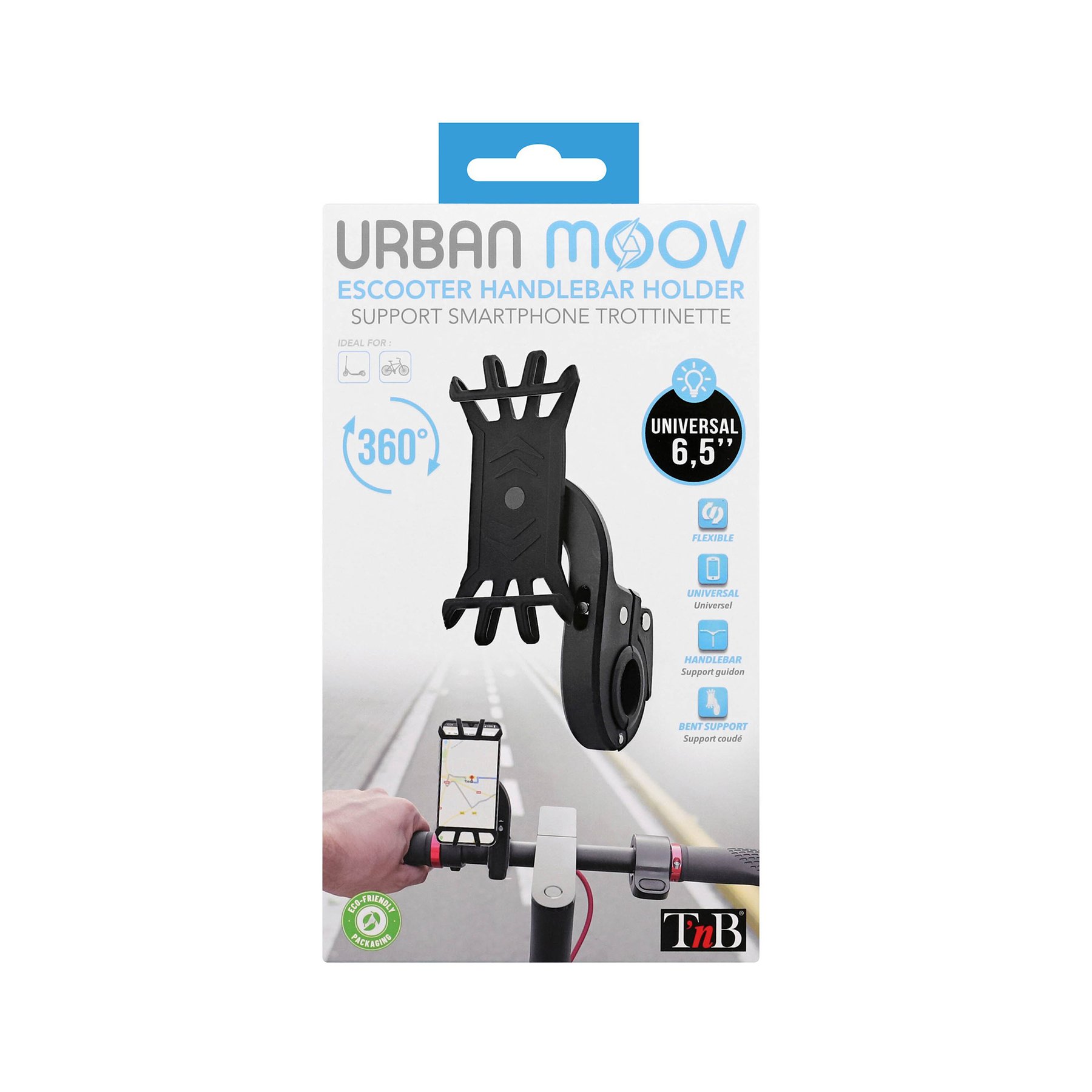 TNB Държач за смартфон Urban Moov, гъвкав, въртящ се, до 6.5'' - Image 5