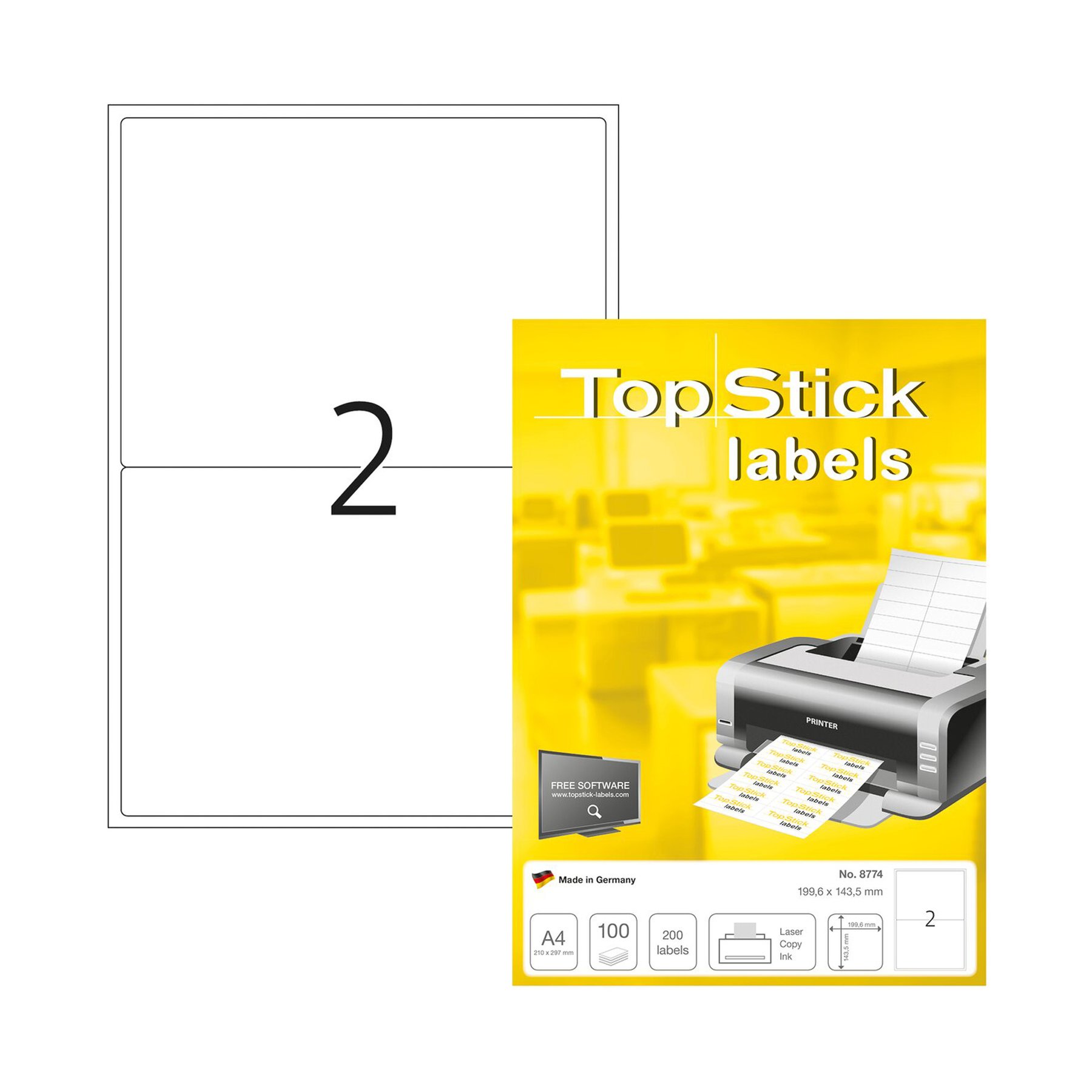 Top Stick Самозалепващи се етикети