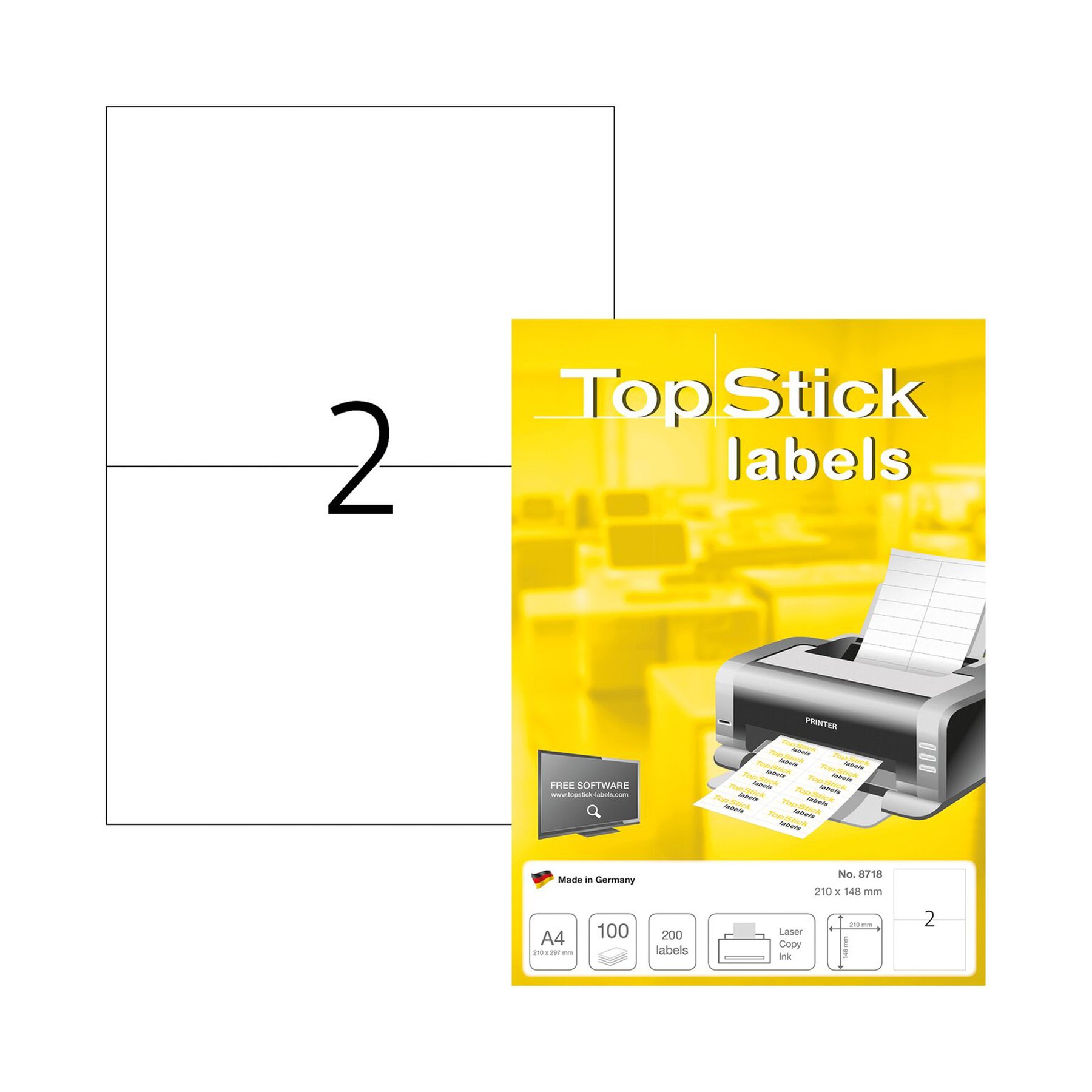 Top Stick Самозалепващи се етикети