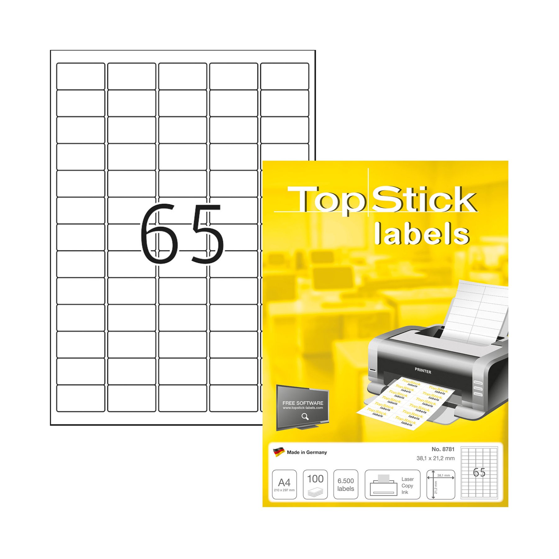 Top Stick Самозалепващи се етикети