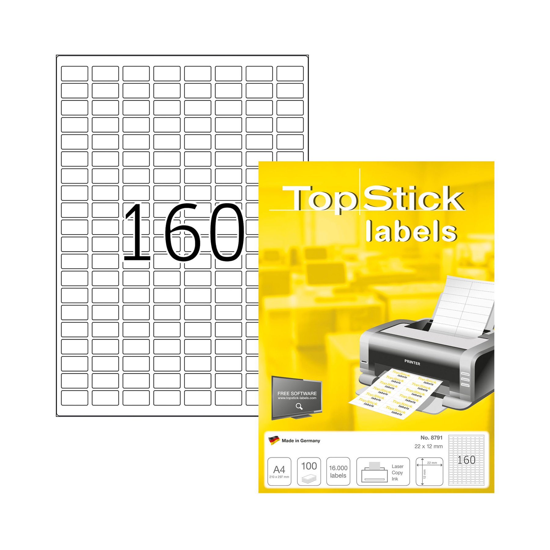 Top Stick Самозалепващи се етикети