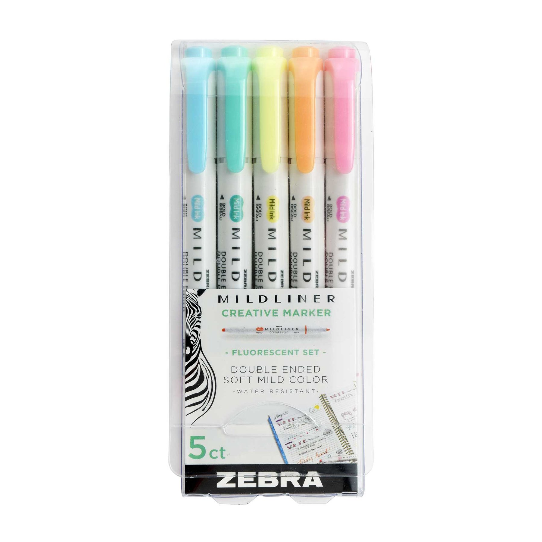 Zebra Текст маркер Mildliner Fluorescent