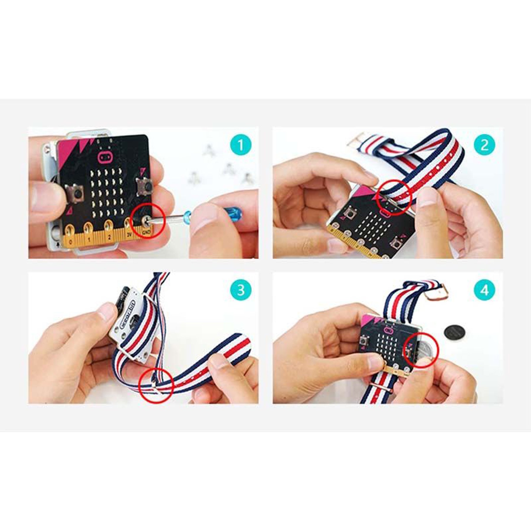 Комплект за програмиране на часовник Elecfreaks EF08206, батерии CR2025 - Image 4