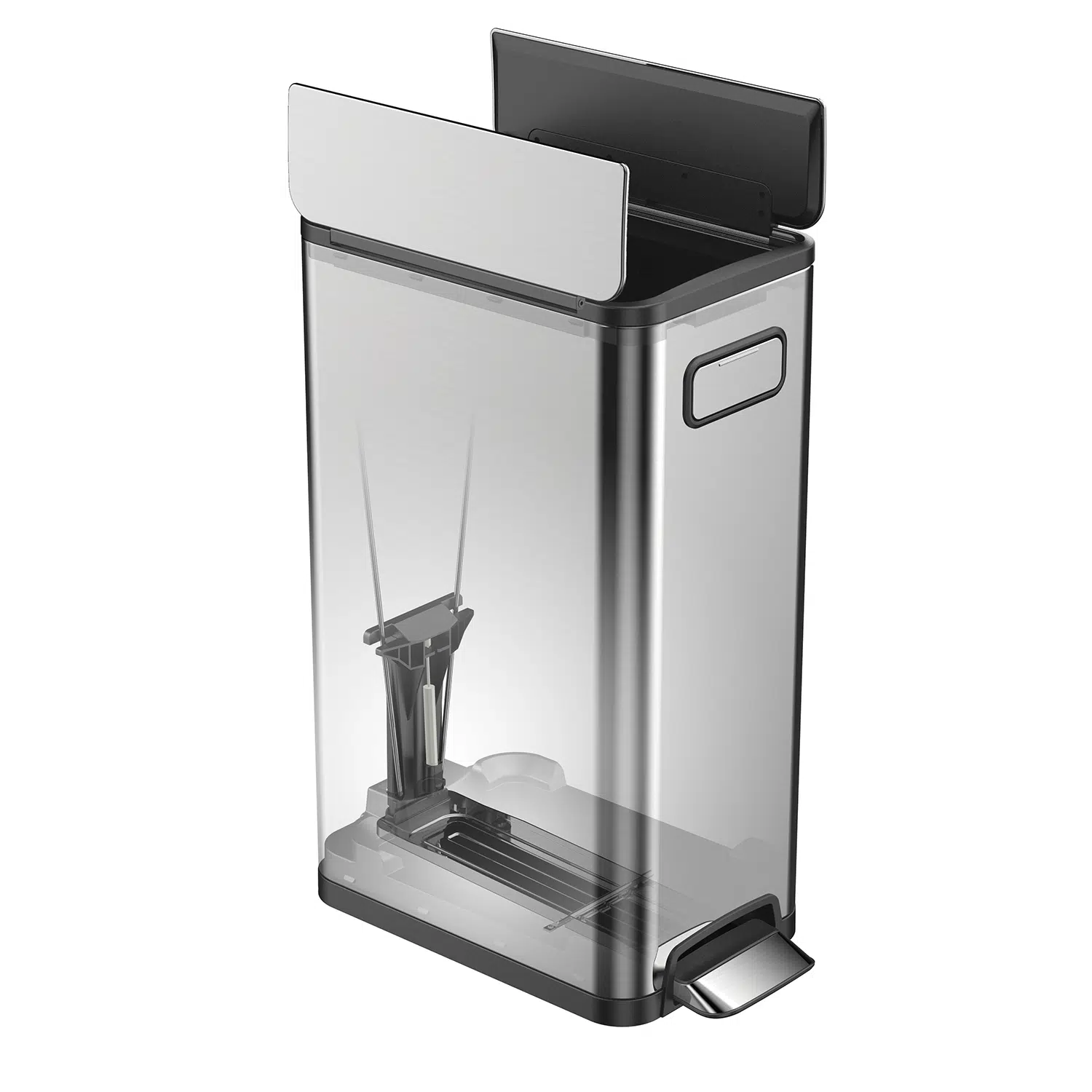Кош за отпадъци Eko Ecofly, с педал и скрити колела, 45 L - Image 8