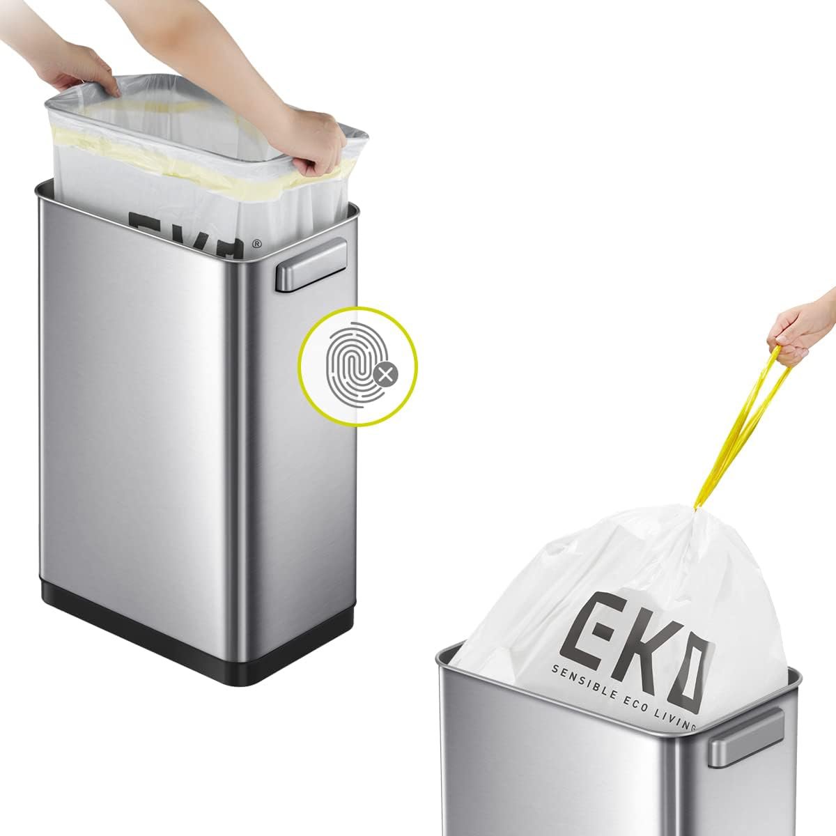Кош за отпадъци Eko Mirage Deluxe-T, сензорен, 50 L - Image 8