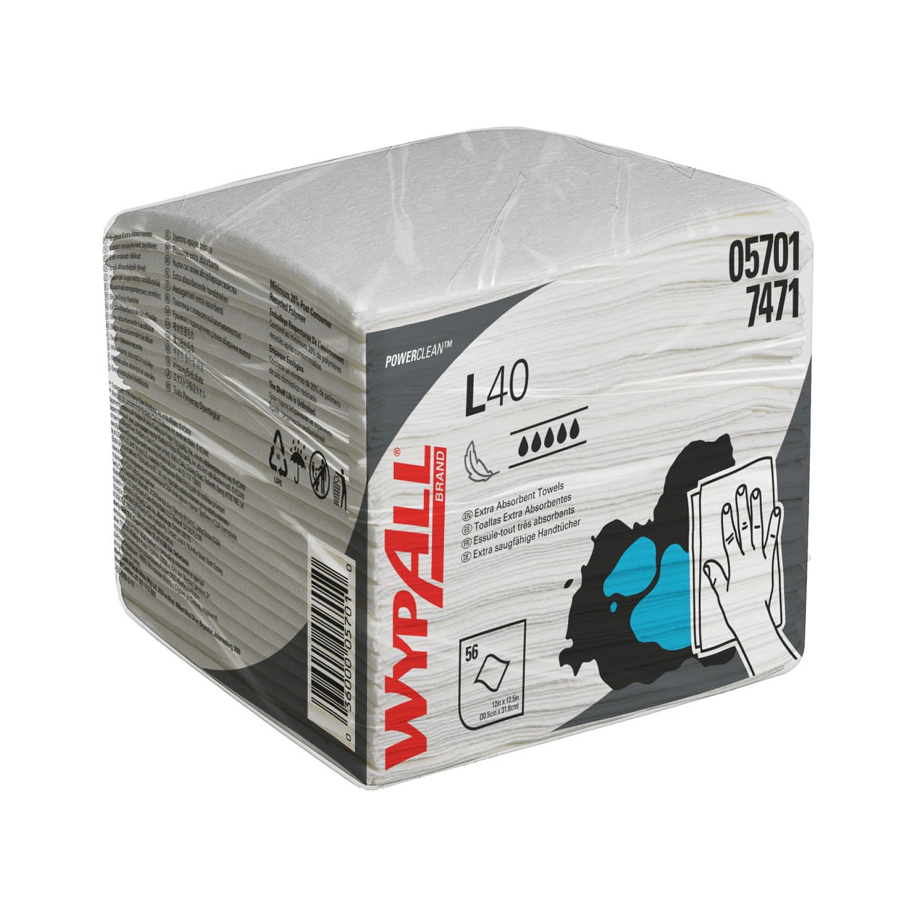 Кърпи за почистване Kimberly-Clark WypAll L40 8387 Absorbent