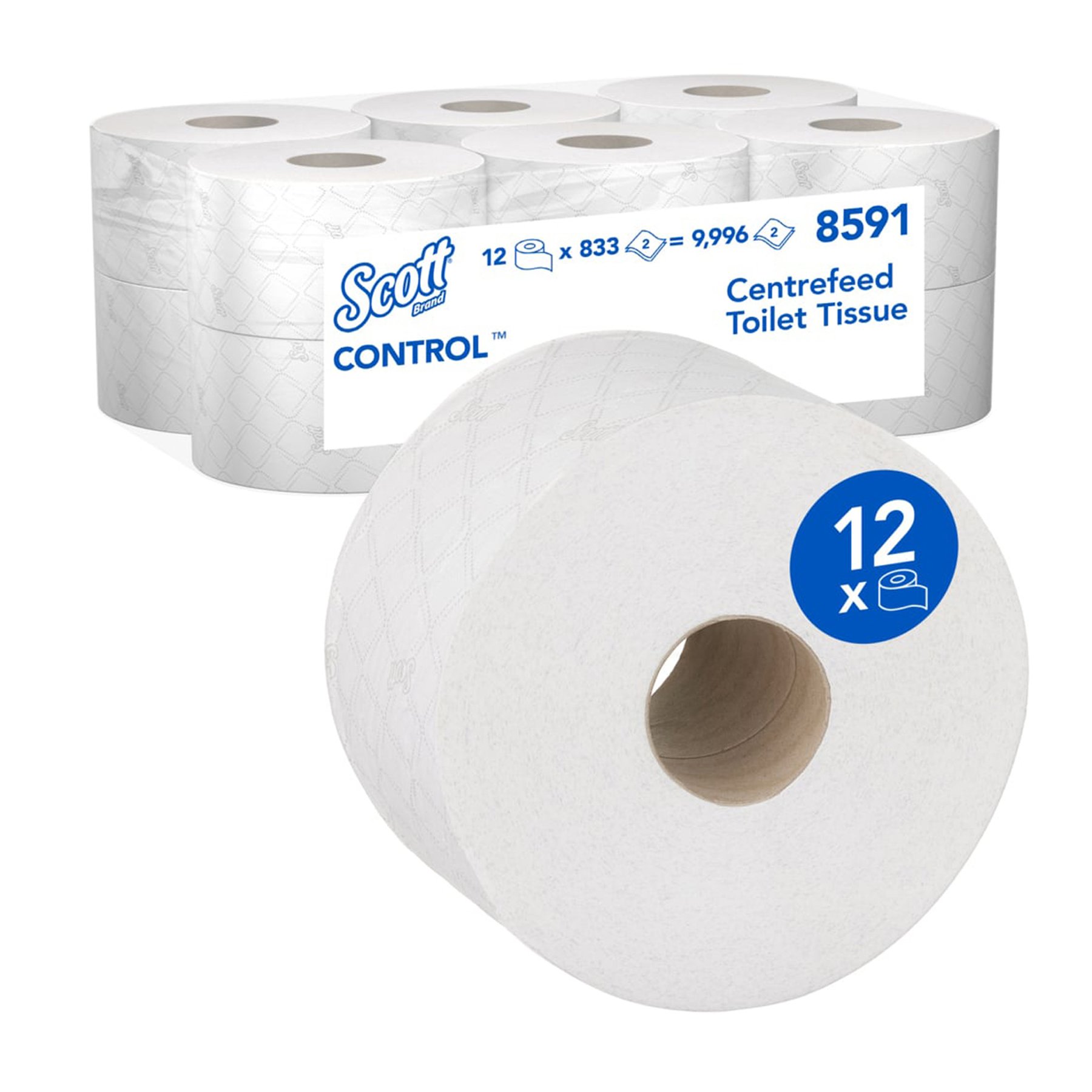Тоалетна хартия Kimberly-Clark Scott Control 8591 Centrefeed