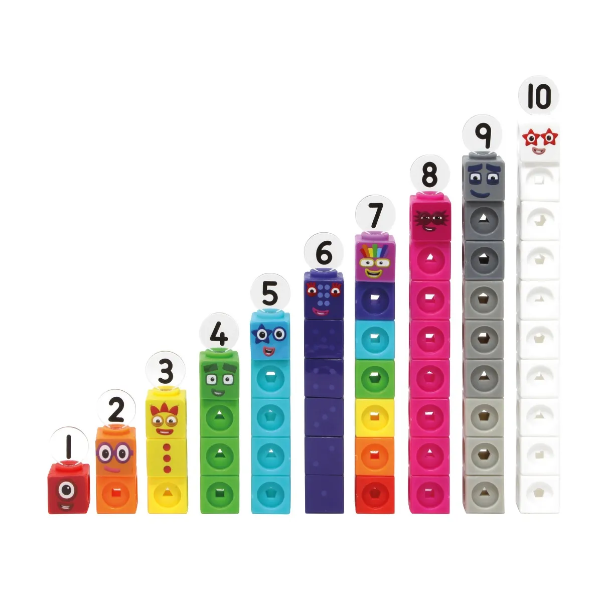 Learning Resources Комплект математически кубчета за сглобяване, от 1 до 10 - Image 4