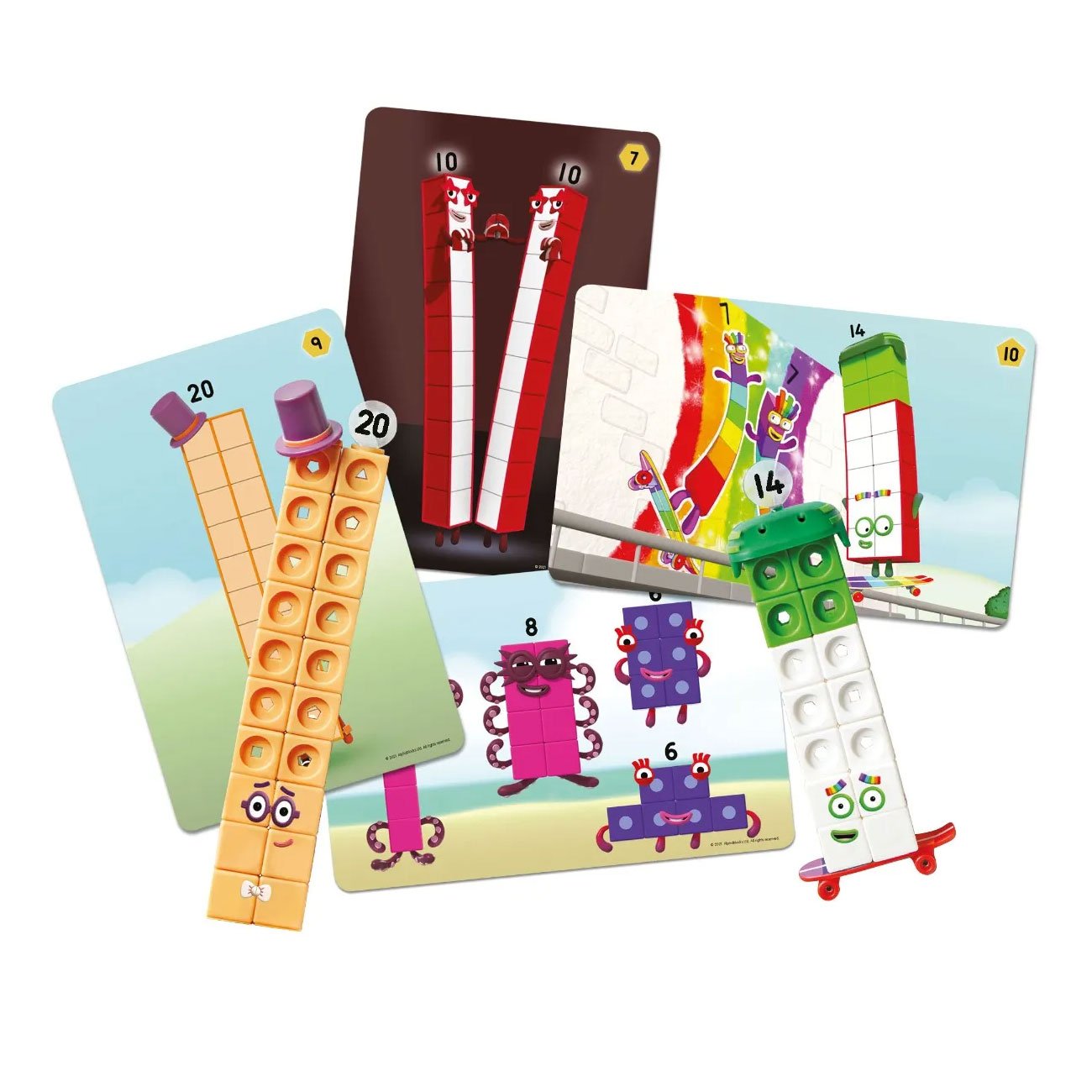 Learning Resources Комплект математически кубчета за сглобяване, от 11 до 20 - Image 3