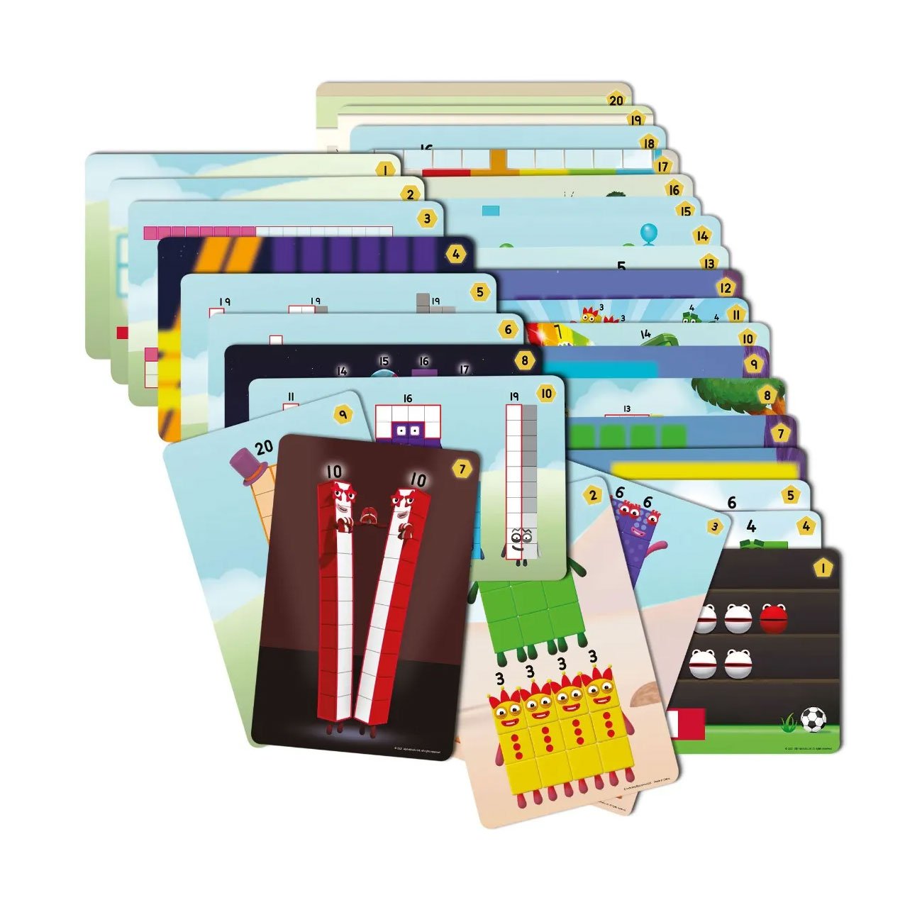 Learning Resources Комплект математически кубчета за сглобяване, от 11 до 20 - Image 4