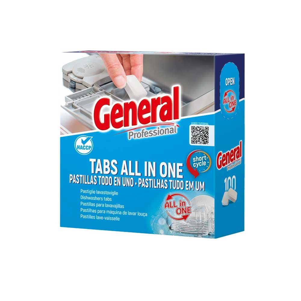 Таблетки за съдомиялна машина General All in one