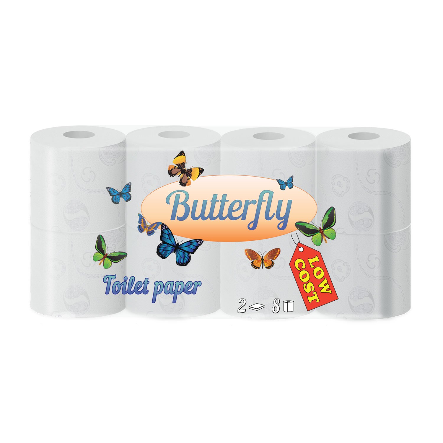 Тоалетна хартия Butterfly Тоалетна хартия Butterfly