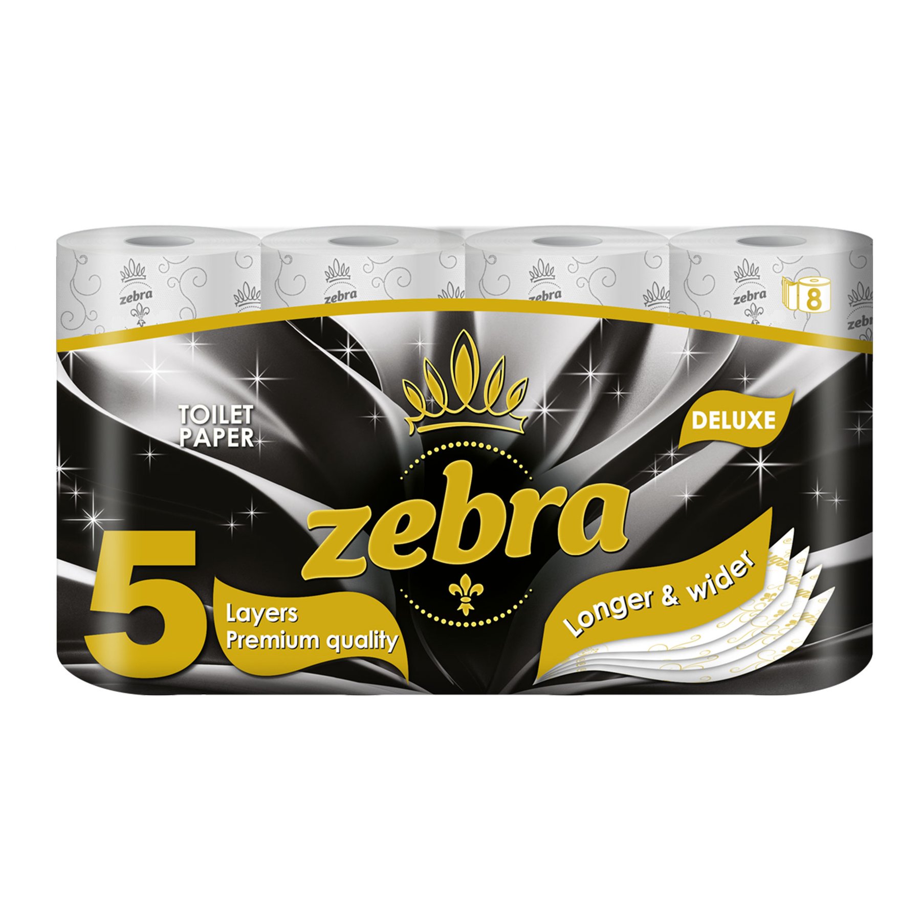 Тоалетна хартия Zebra Deluxe