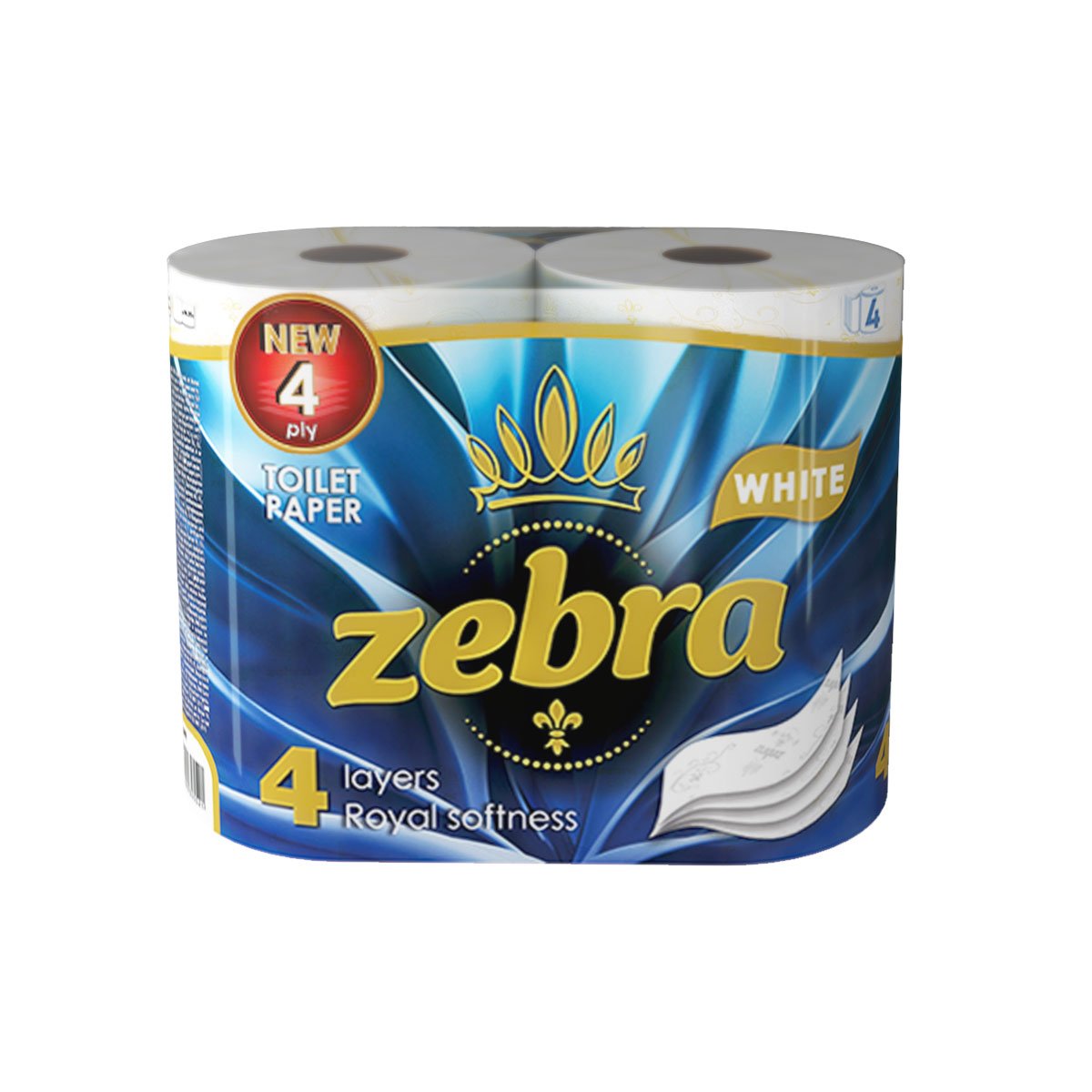 Тоалетна хартия Zebra White