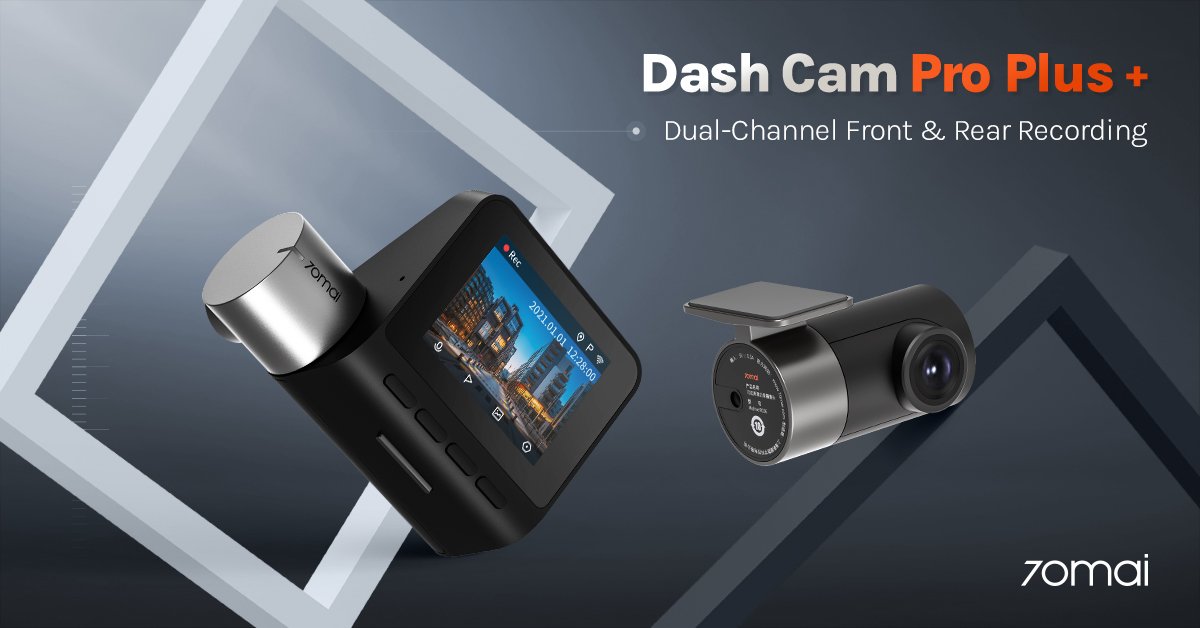 70mai Видеорегистратор Dash Cam Pro Plus+ A500S - Image 3