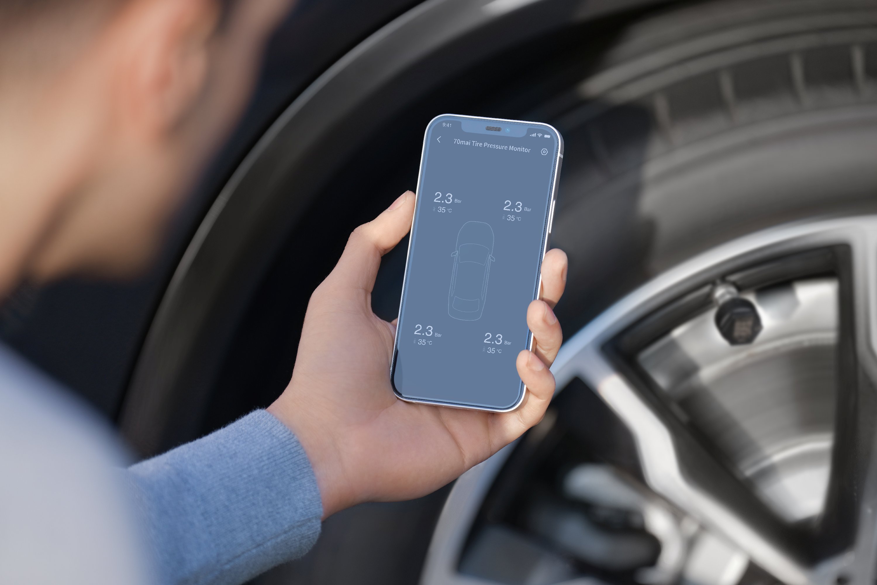 70mai Добавка за видеорегистратор External TPMS Sensor Midrive T04