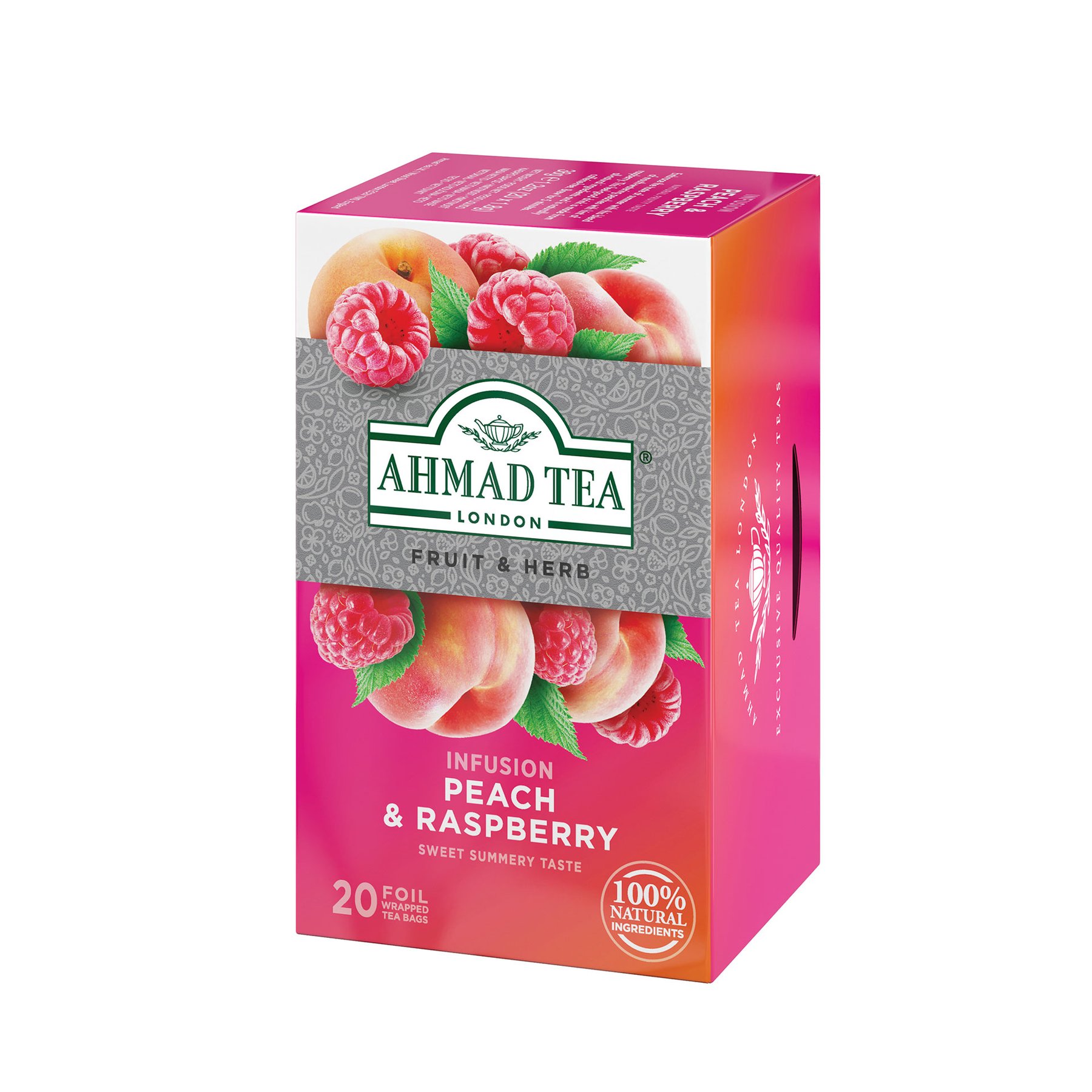 Ahmad Tea Чай ''Малина и праскова''