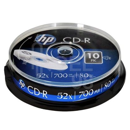 CD-R HP 52x 700 MB 10 бр.