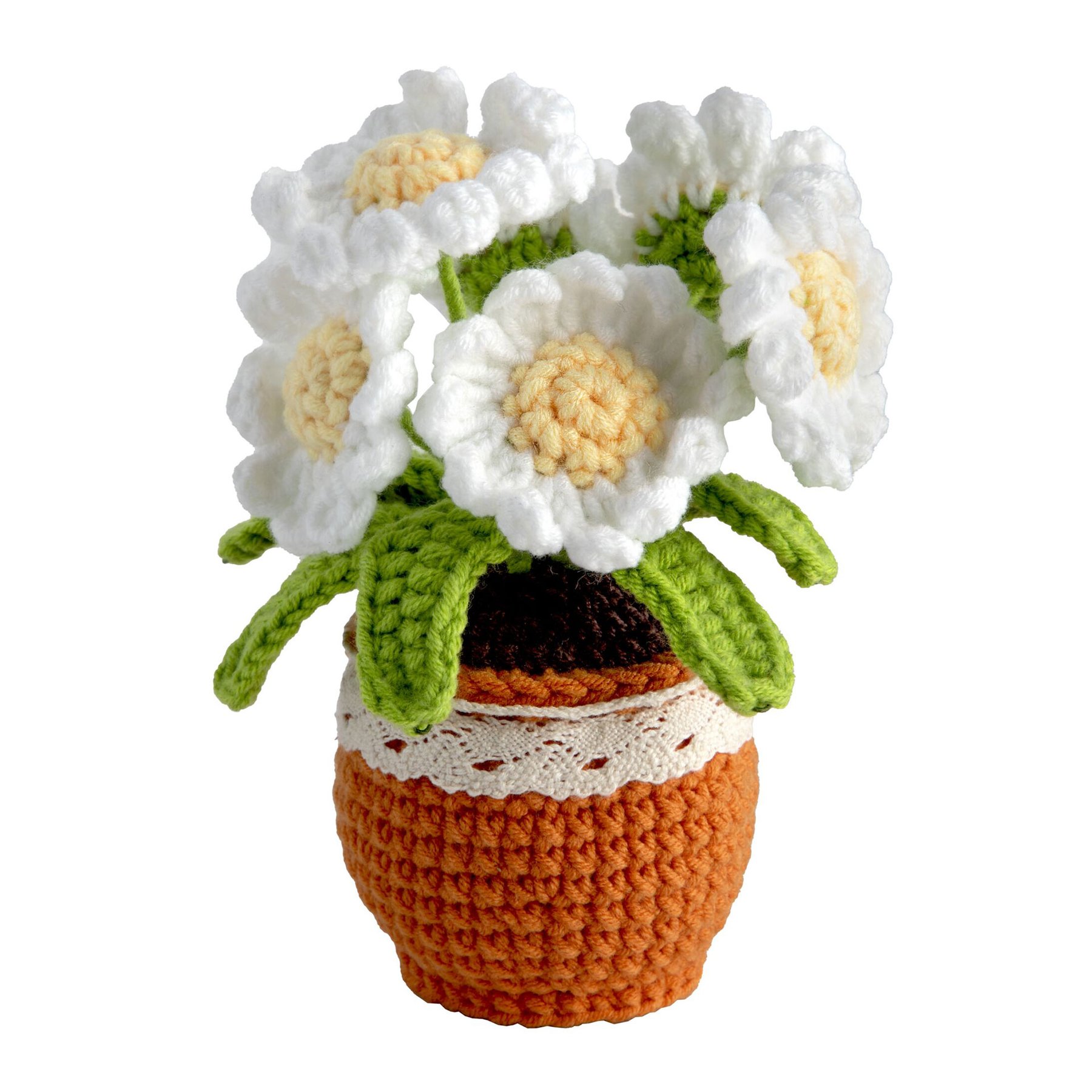 Craft ID Саксия с маргаритки, за плетене - Image 4