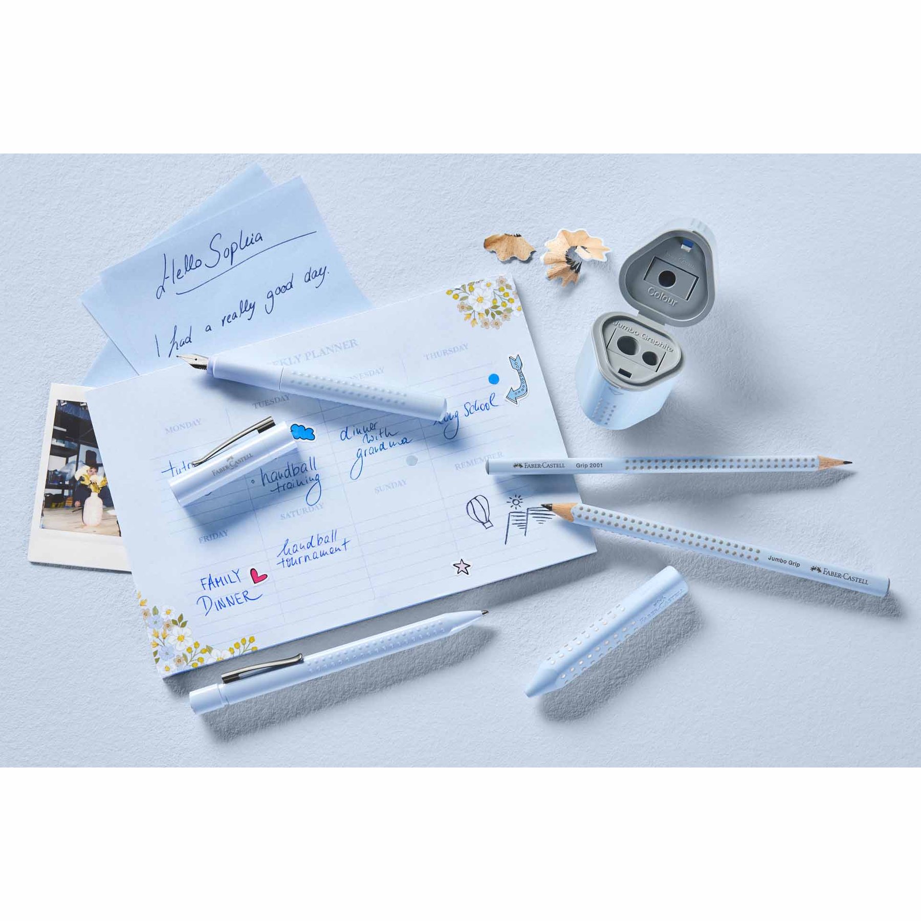 Faber-Castell Автоматичен молив Grip 2010, 0.7 mm, небесносин - Image 4