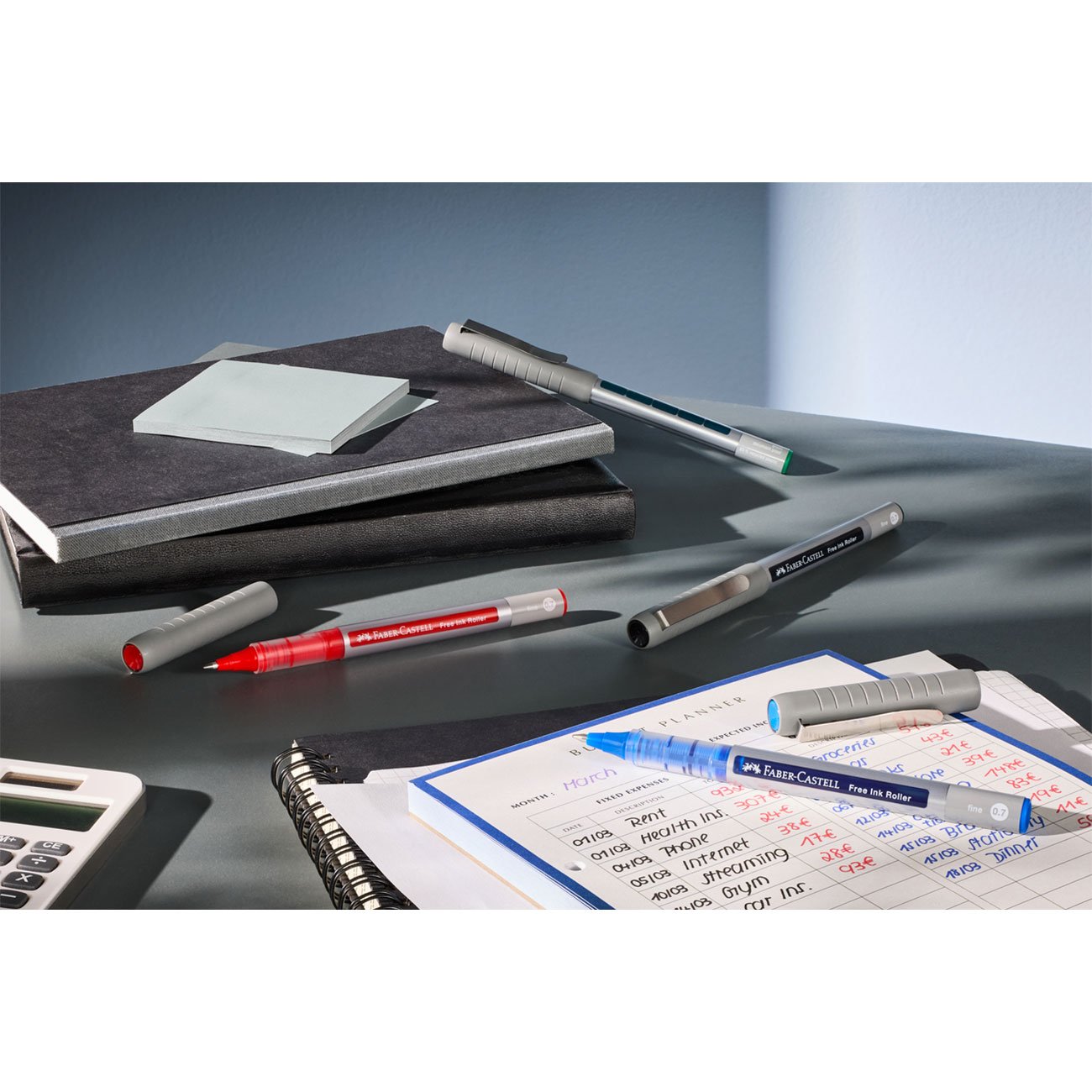 Faber-Castell Ролер Free Ink, 0.7 mm, черен - Image 4