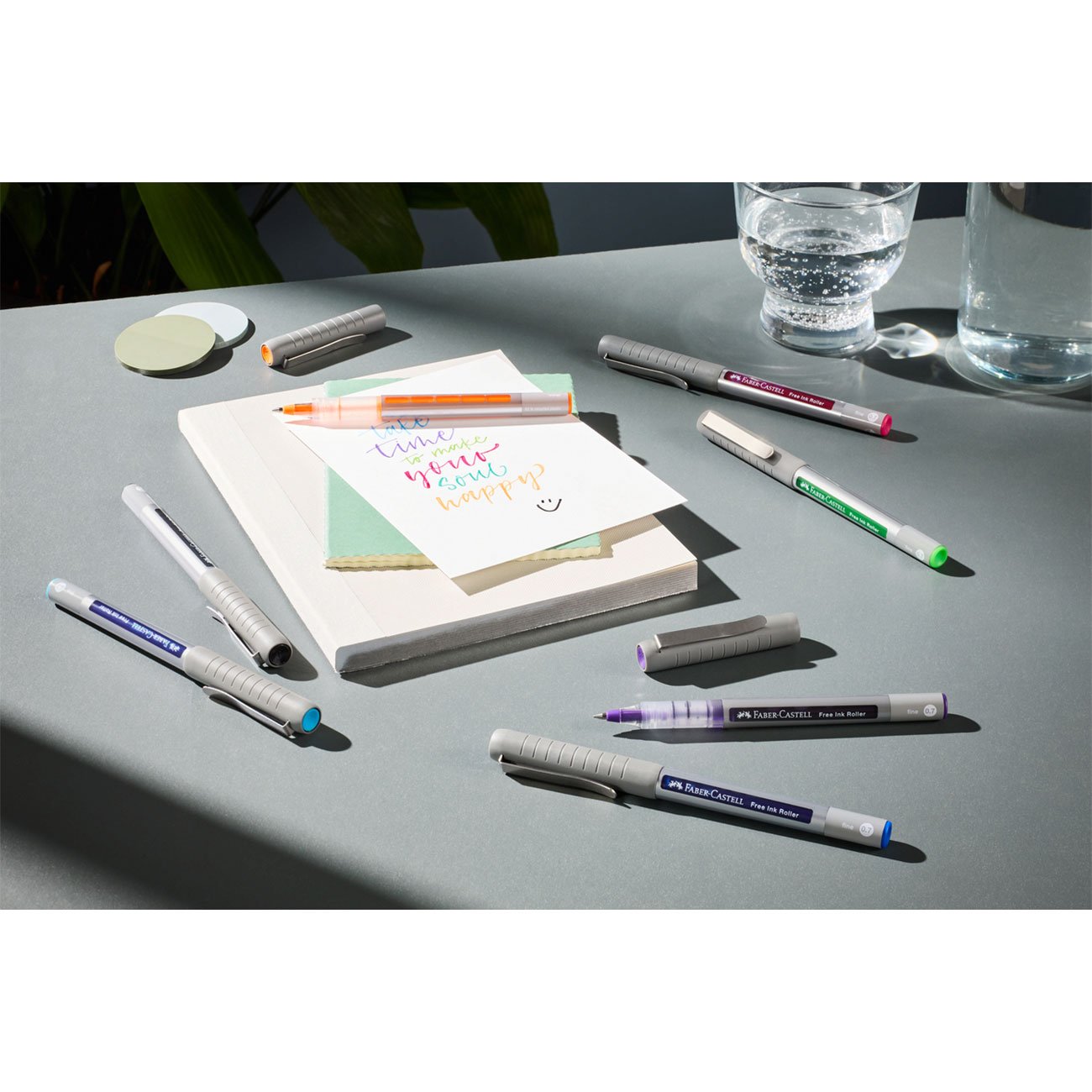 Faber-Castell Ролер Free Ink, 0.7 mm, черен - Image 5