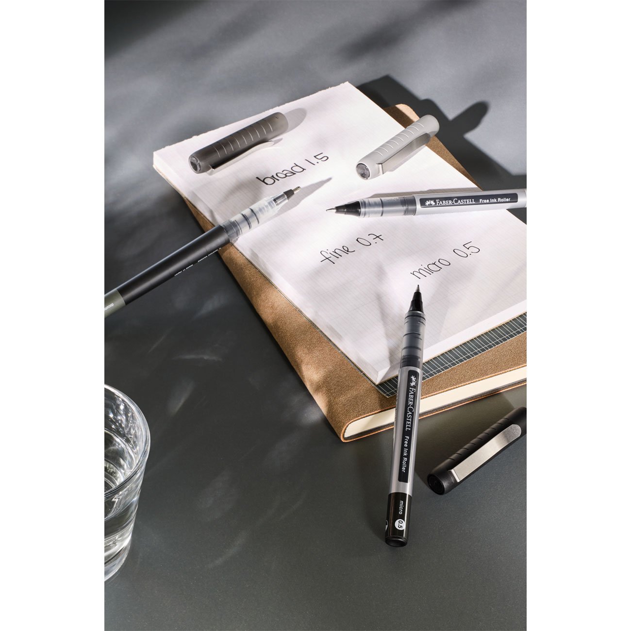 Faber-Castell Ролер Free Ink, 1.5 mm, черен - Image 5