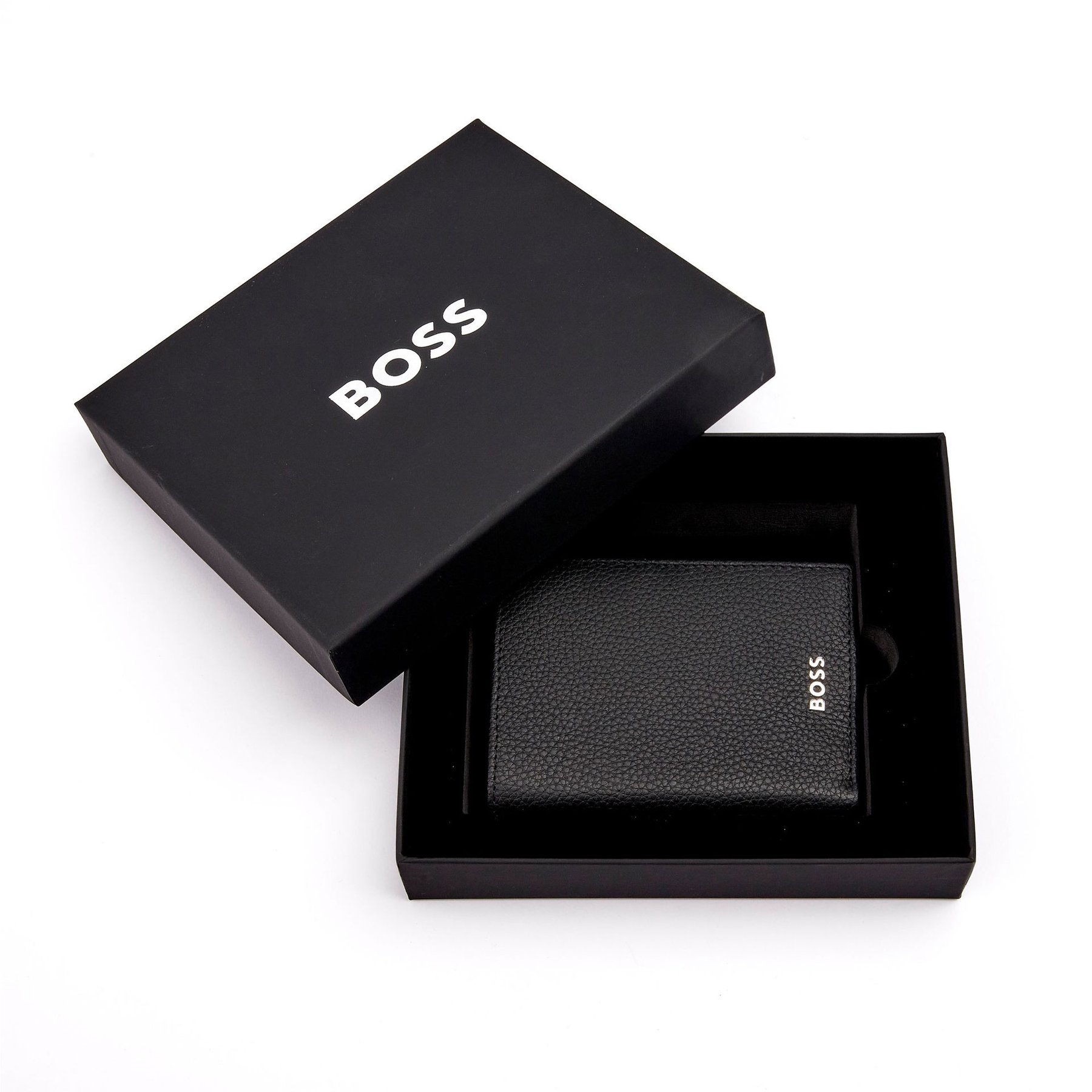 Hugo Boss Калъф за карти и монети Classic Grained, черен - Image 5