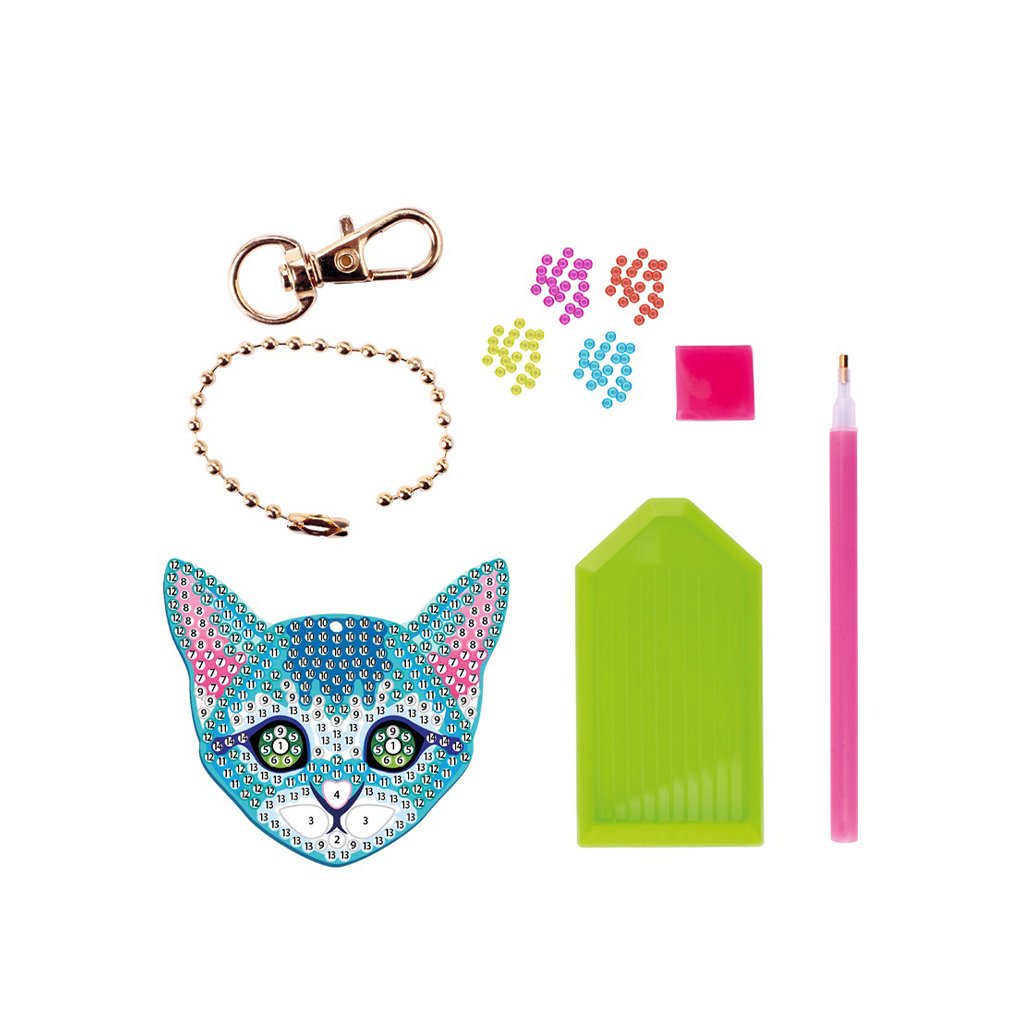 Moxy Ключодържател Котка, за рисуване с мъниста - Image 3