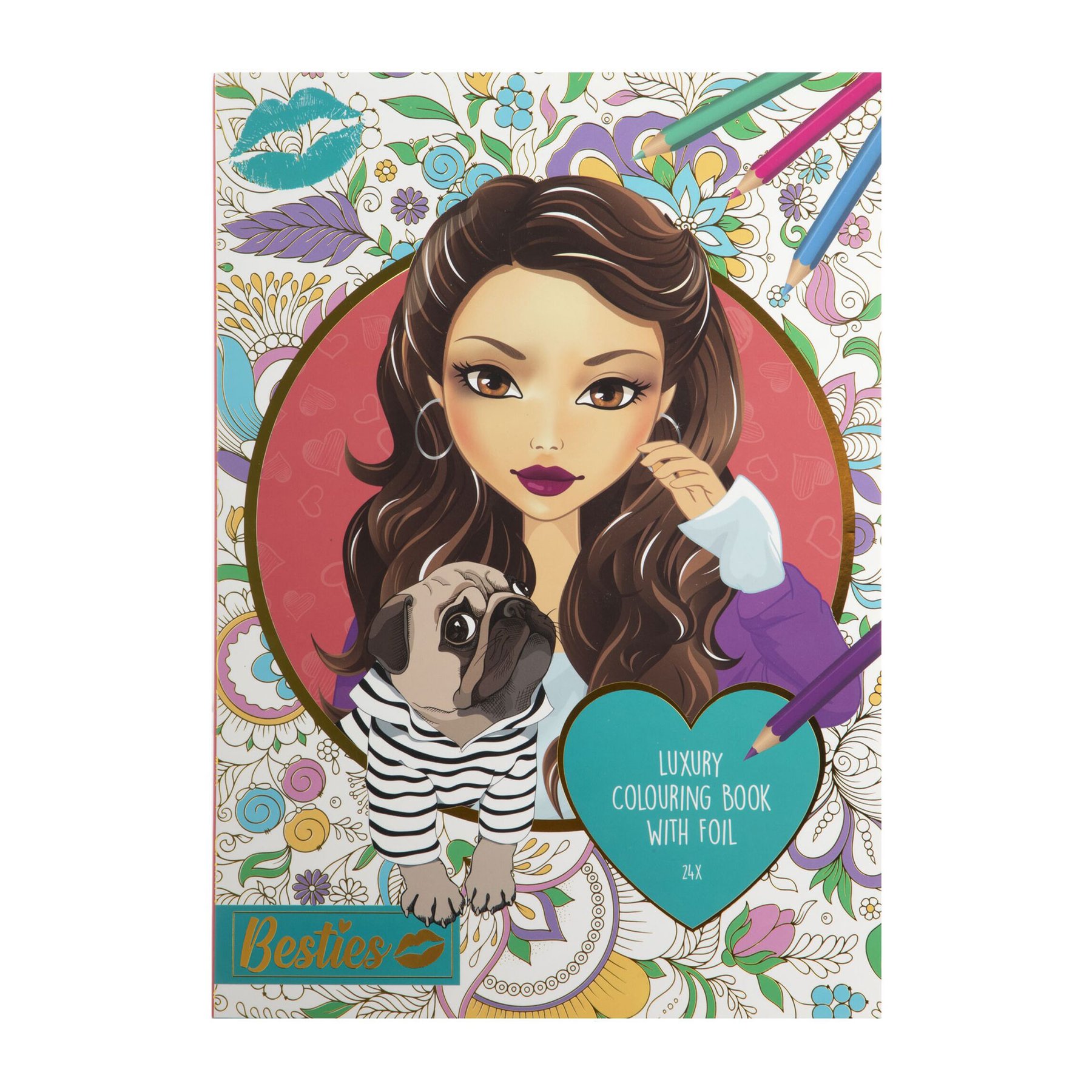 Moxy Книжка за оцветяване Besties