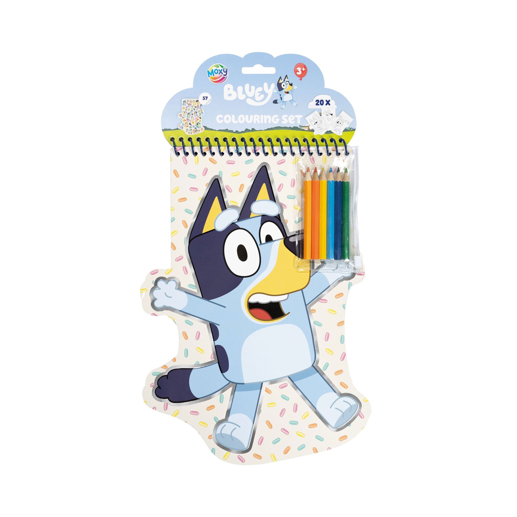 Moxy Книжка за оцветяване Bluey