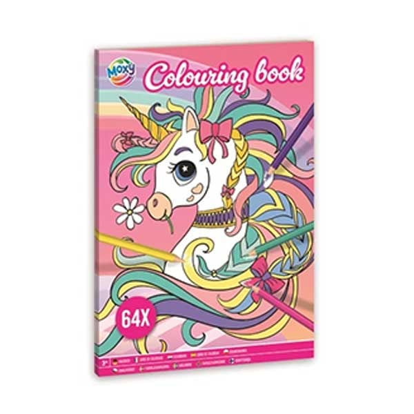 Moxy Книжка за оцветяване Еднорог