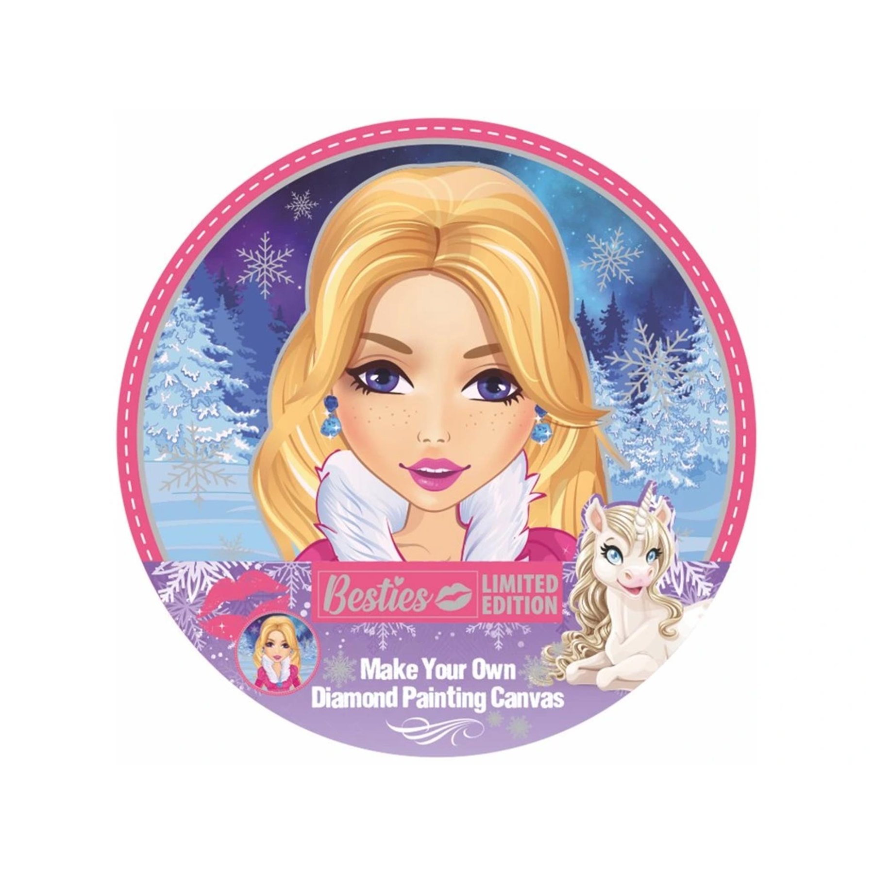 Moxy Платно за рисуване с мъниста Besties - Момиче