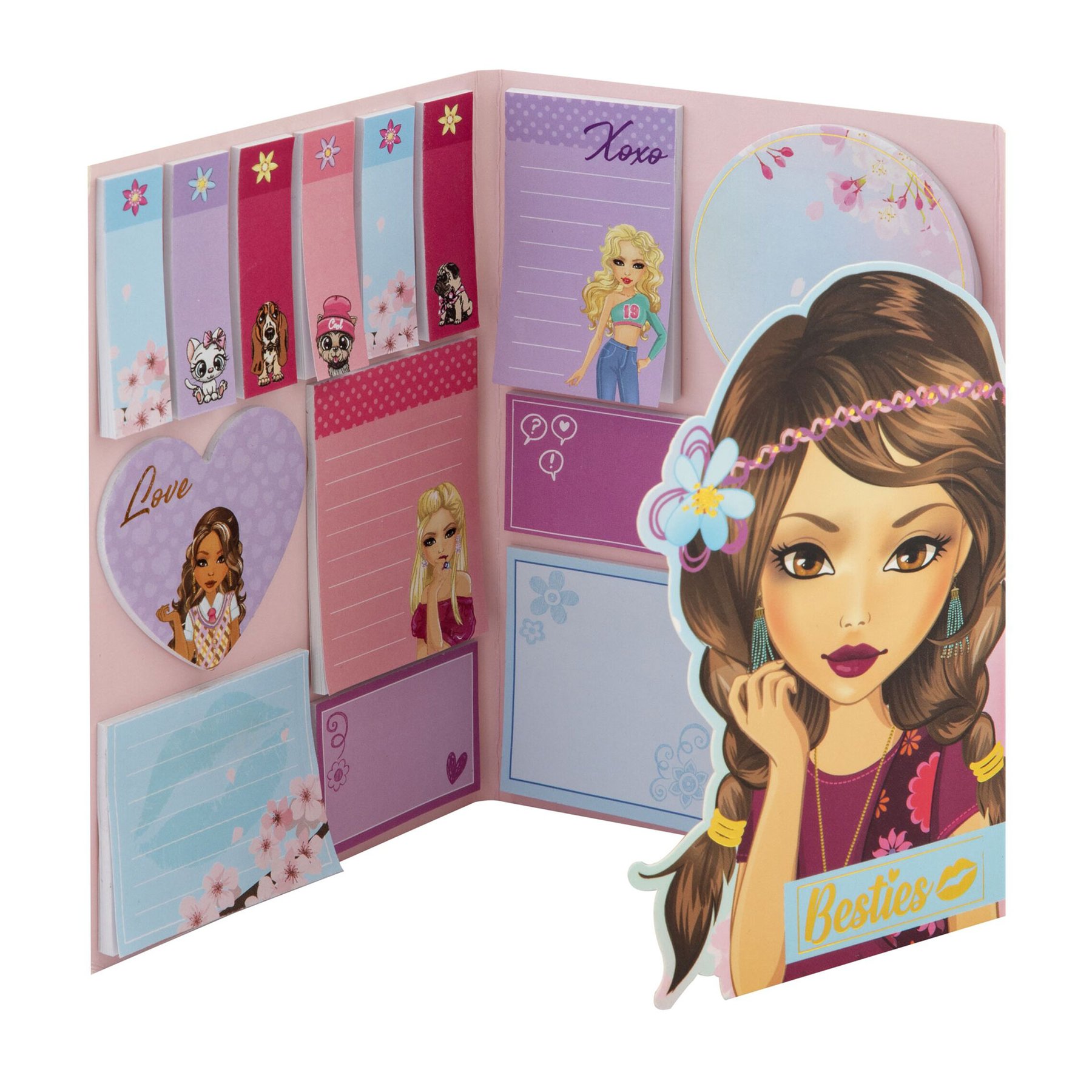 Moxy Самозалепващи се листчета Besties, цветни - Image 3