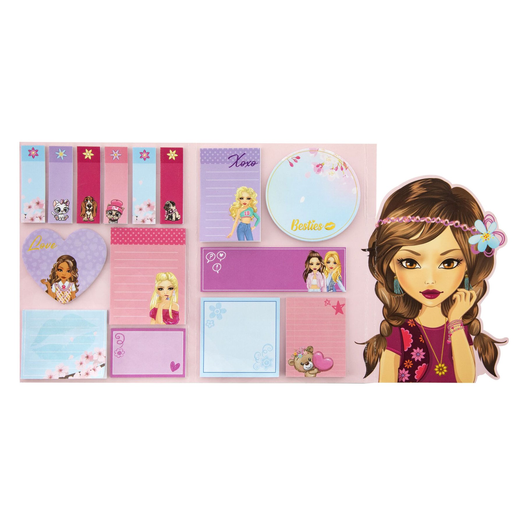 Moxy Самозалепващи се листчета Besties, цветни - Image 5